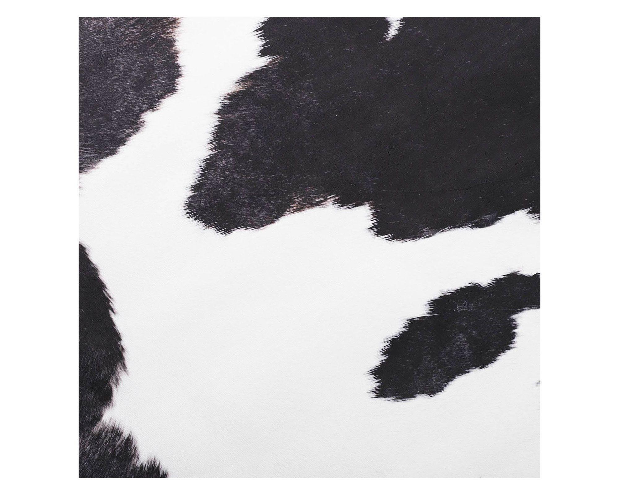 Alfombra 155x190 cm Cow negro blanco Dib-2