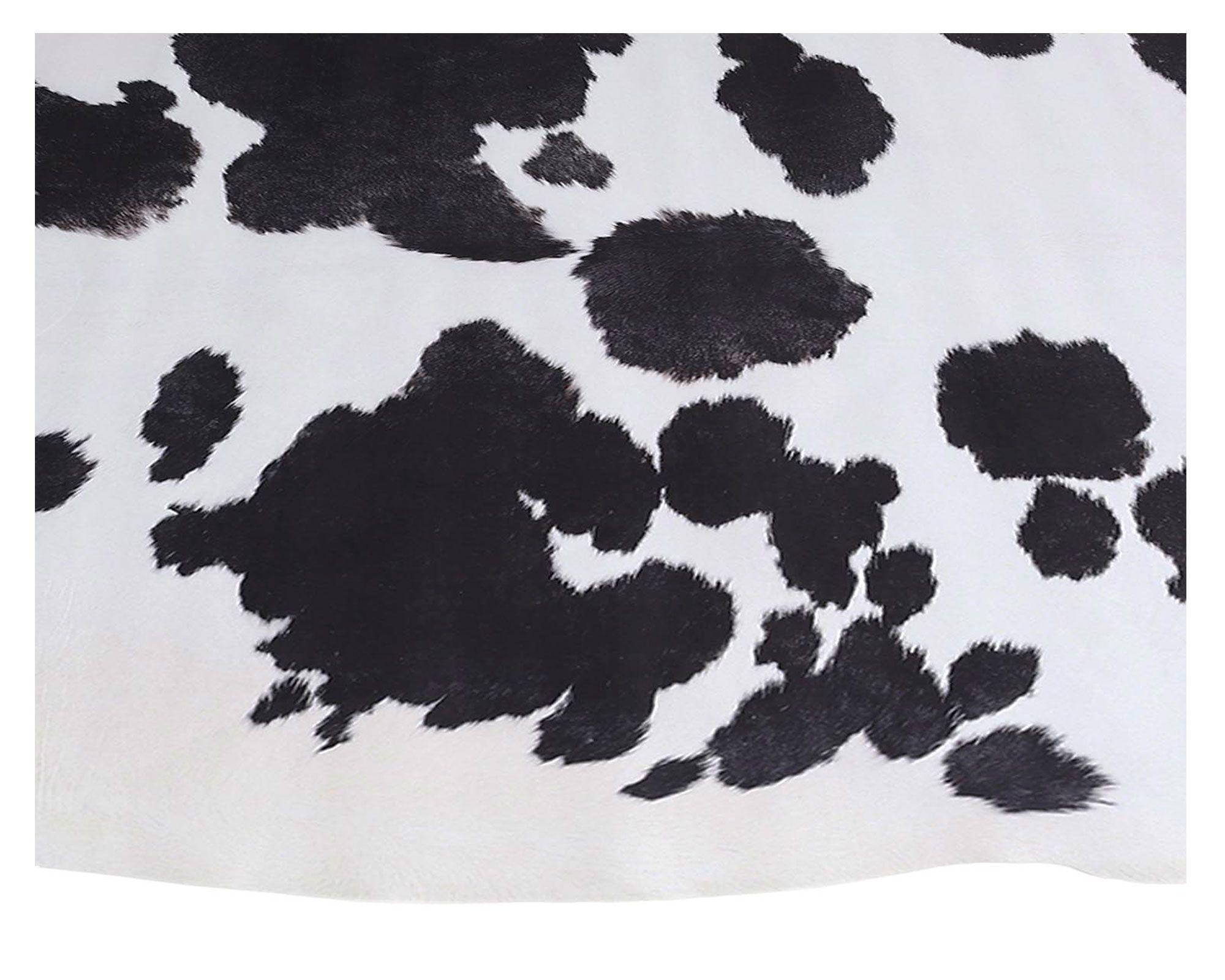Alfombra 155x190 cm Cow negro blanco Dib-1