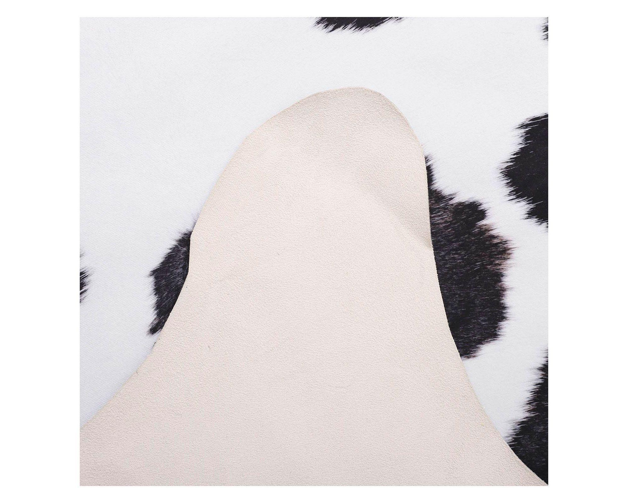 Alfombra 155x190 cm Cow negro blanco Dib-3