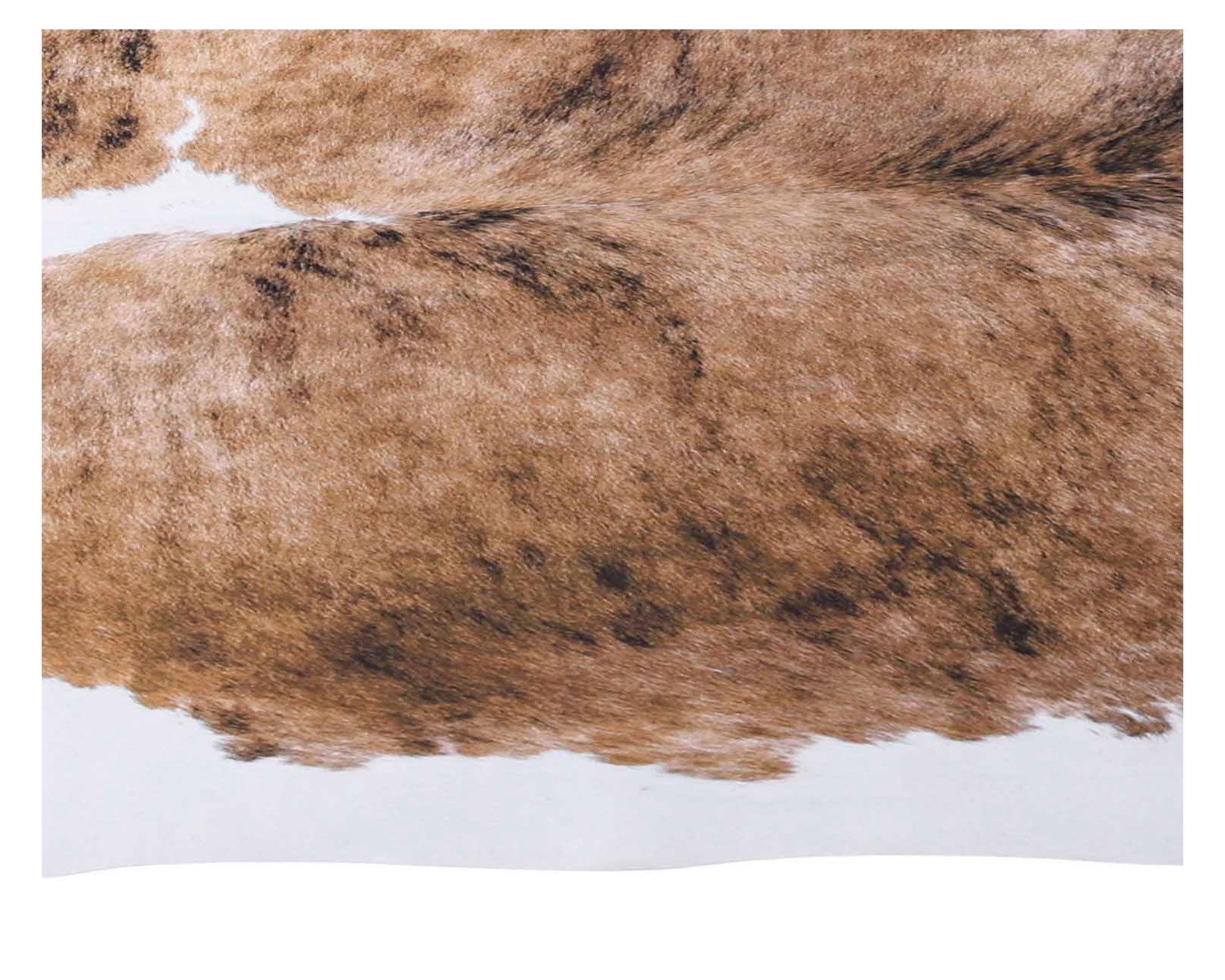 Alfombra 155x190 cm Cow 3 café blanco Dib-1