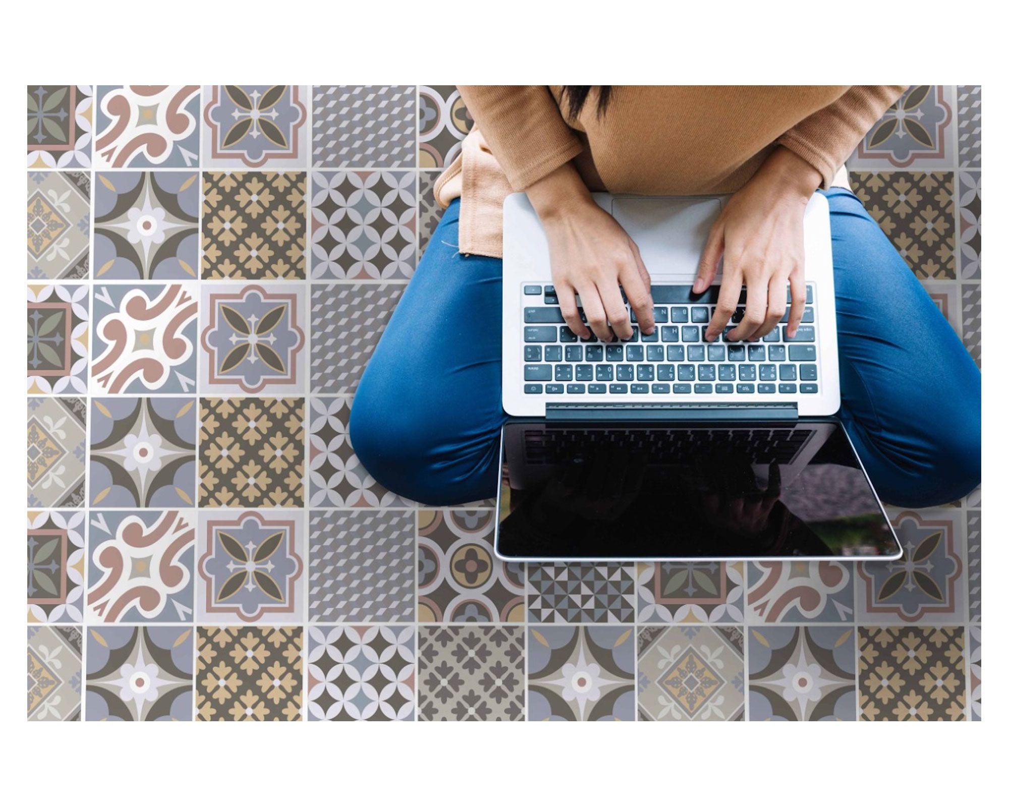 Vinilo adhesivo 33x33 cm Córdova 6 unidades-3