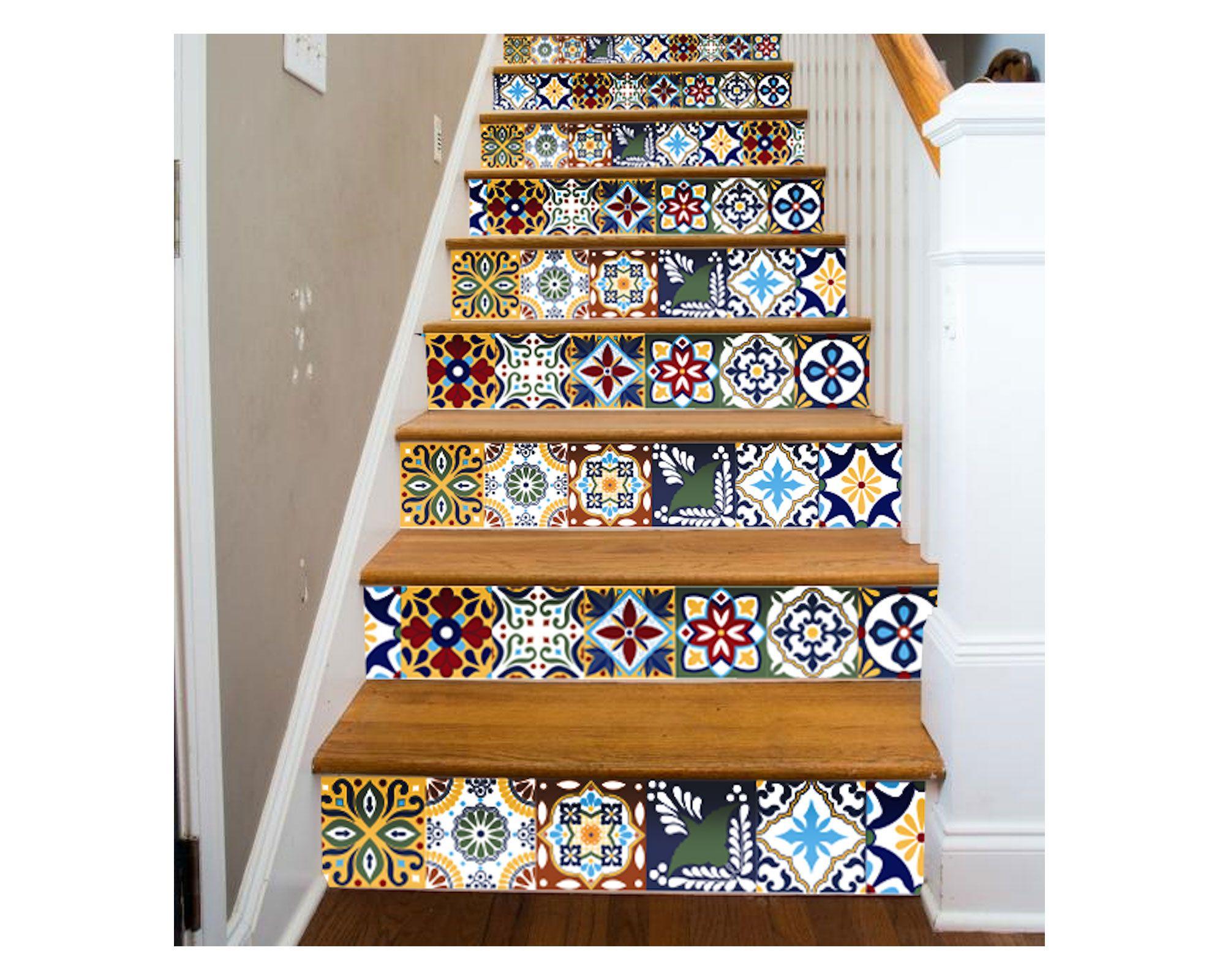 Vinilo adhesivo 15x15 cm Talavera 12 unidades-3