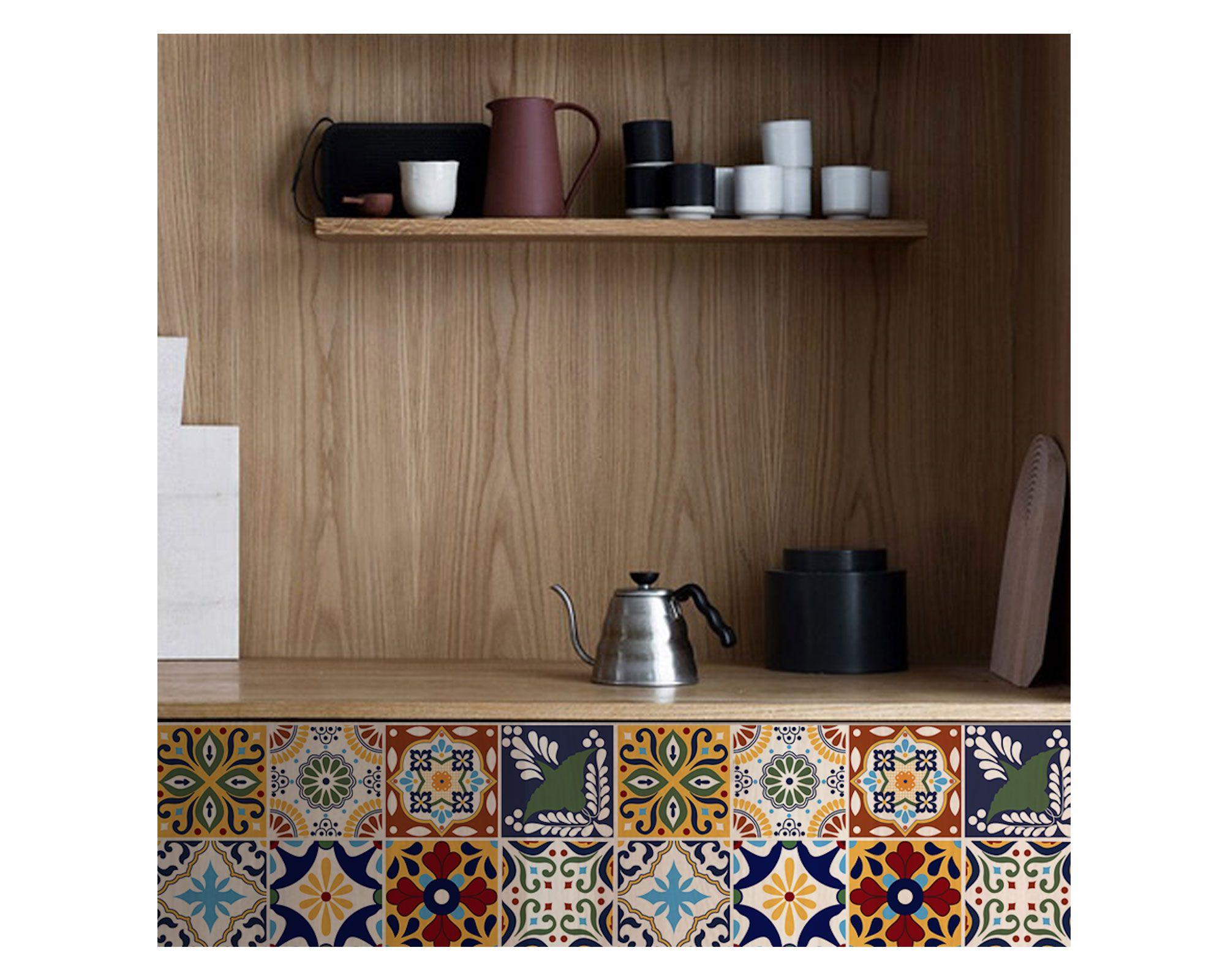 Vinilo adhesivo 15x15 cm Talavera 12 unidades-2