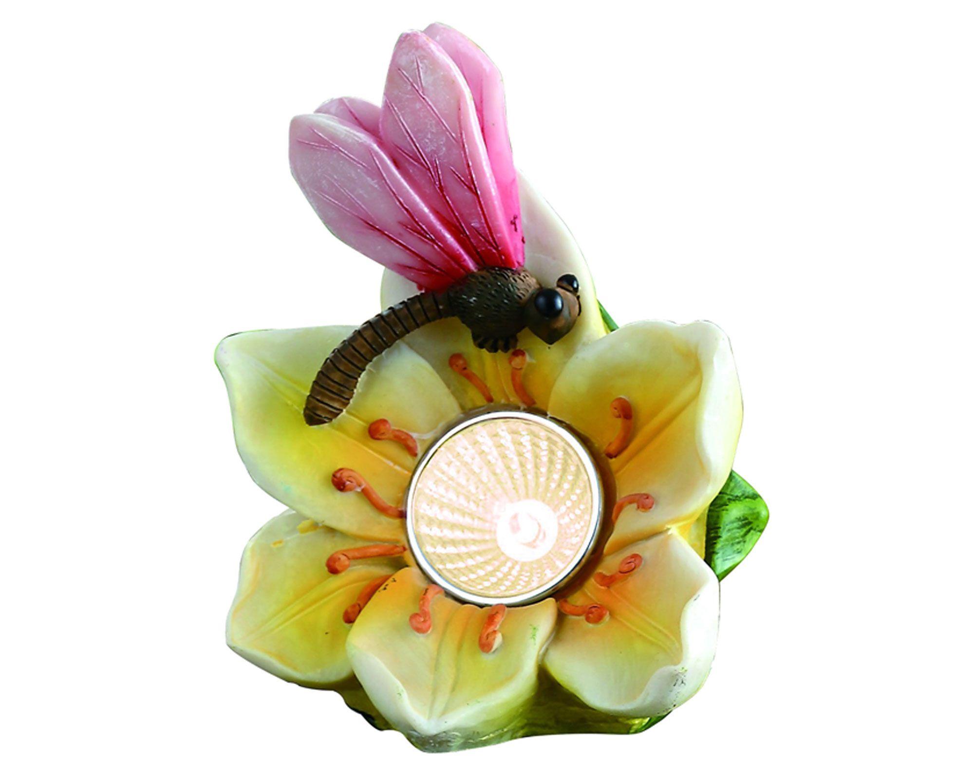 Lámpara solar Flor Led Abitare-0