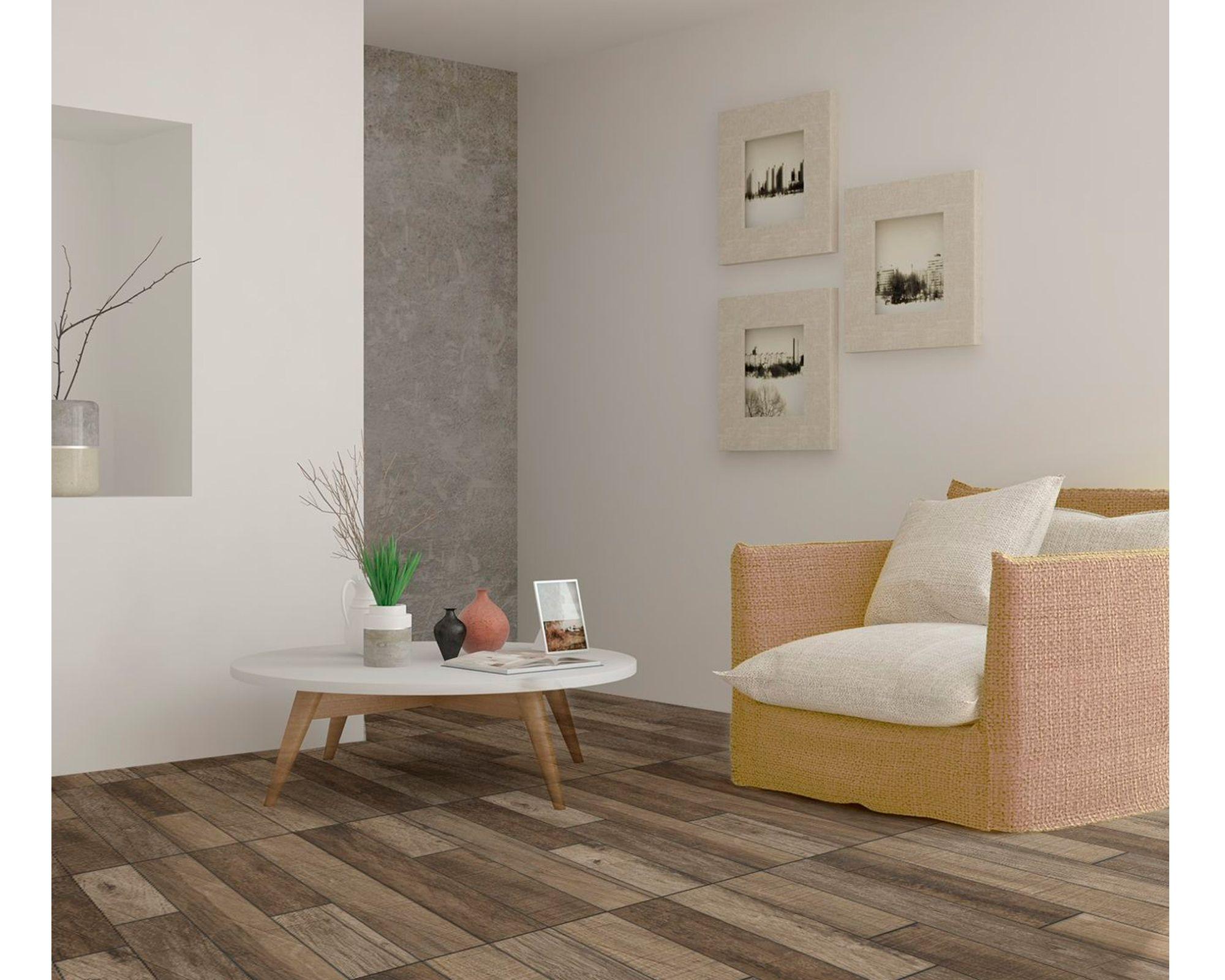 Cerámica piso muro Biloba marrón 51x51 cm 2.08 m2-2