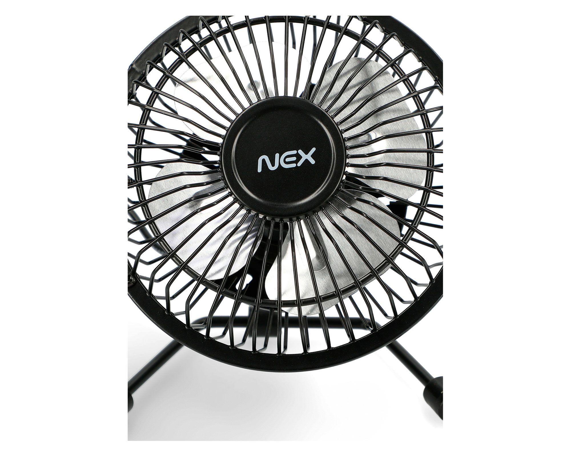 Ventilador de mesa 4'' UFN2201N negro Nex.-3