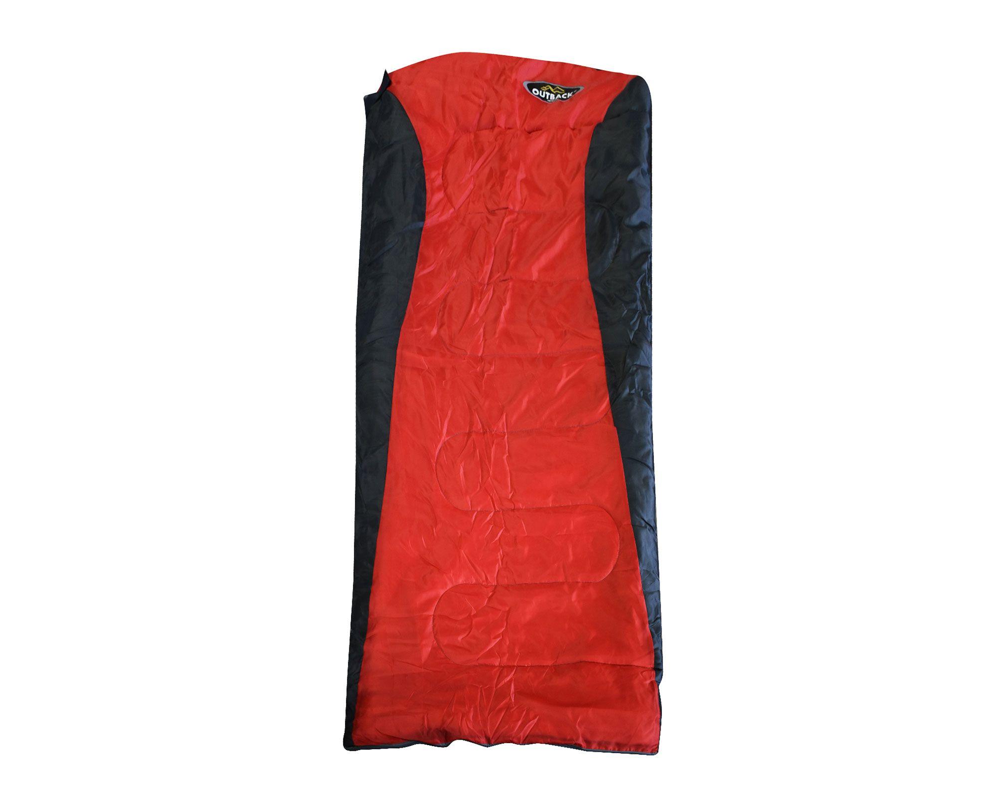 Saco dormir 0,85 kg 15/25°C Envelope rojo Outback-0
