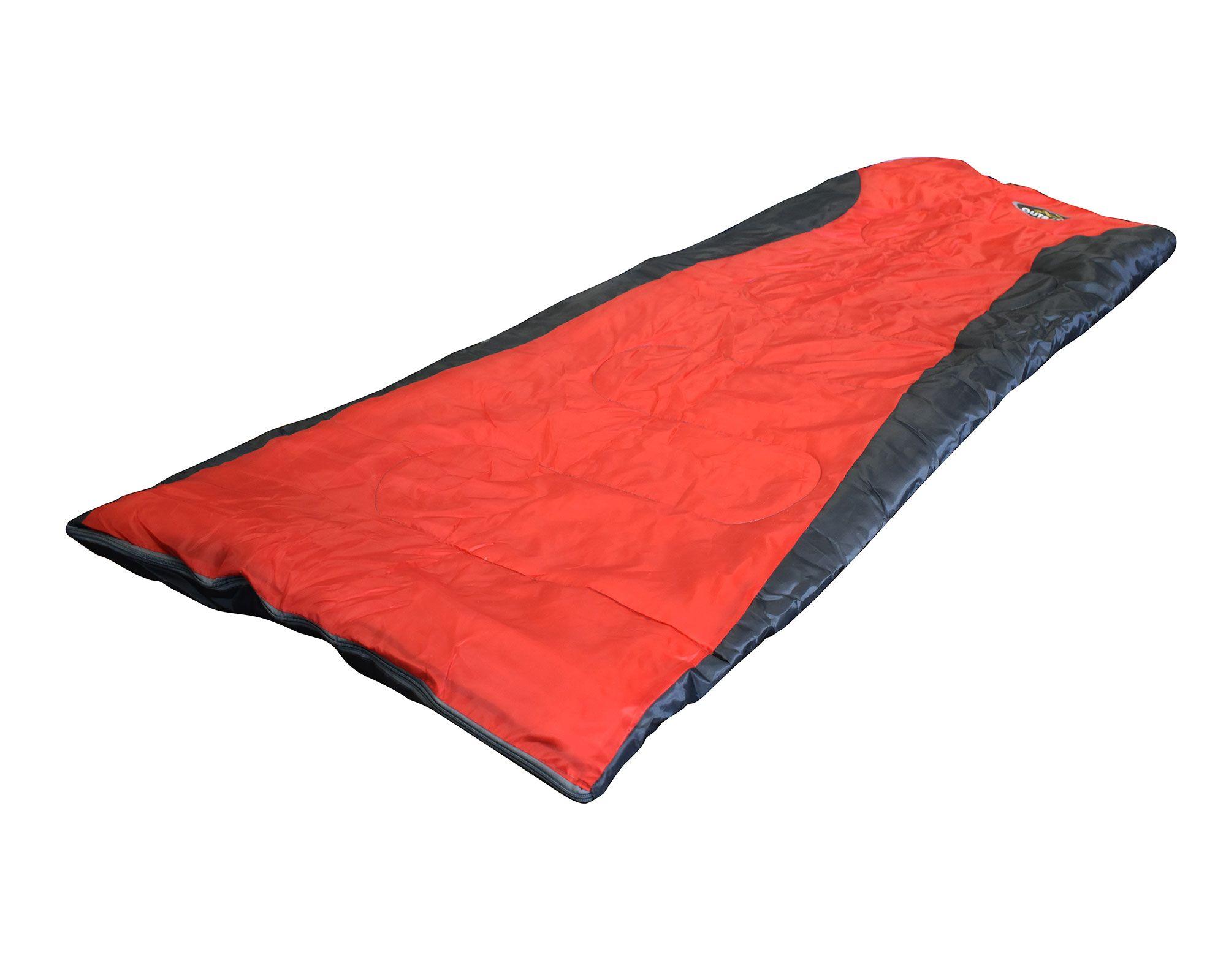 Saco dormir 0,85 kg 15/25°C Envelope rojo Outback-1
