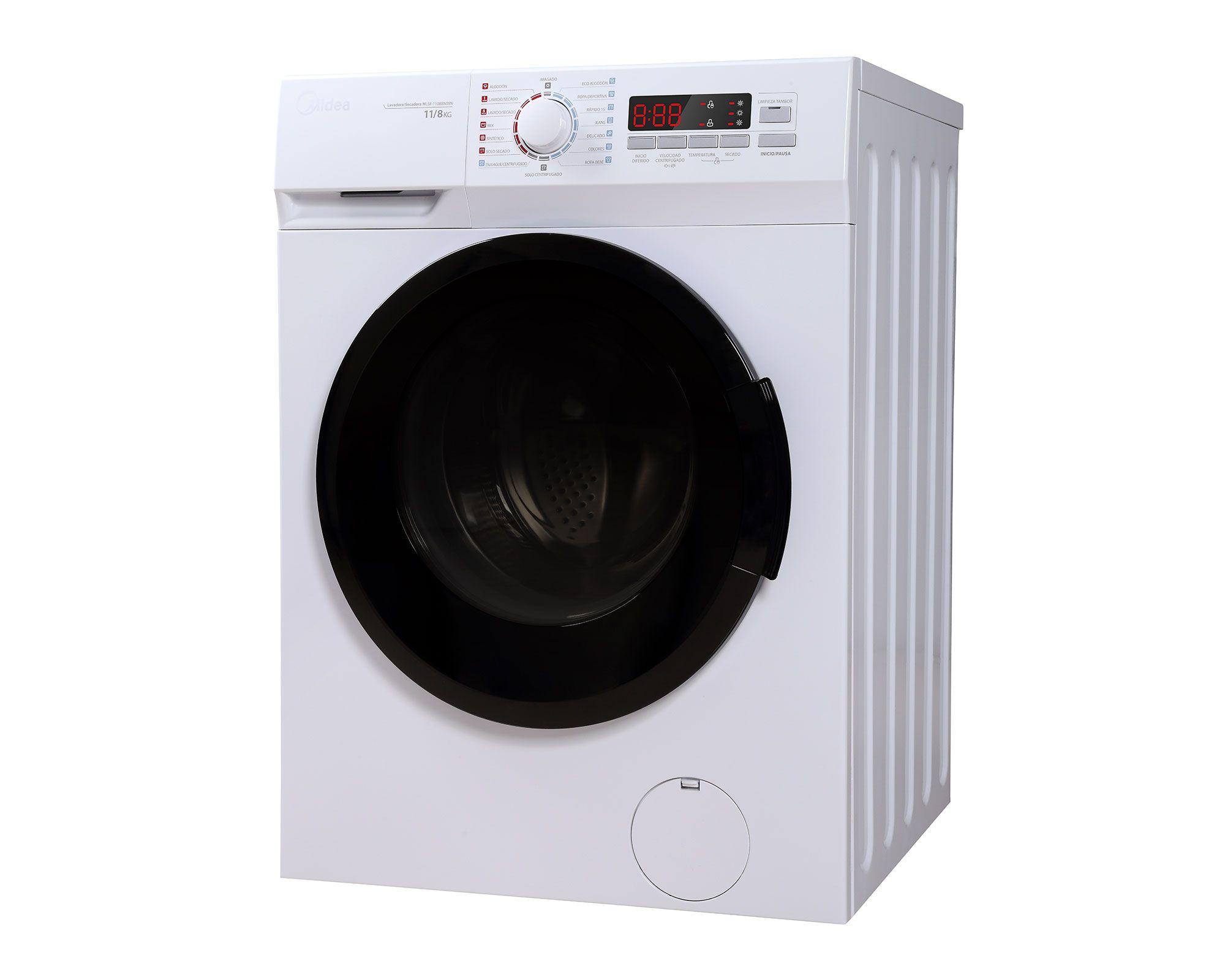 Lavadora secadora carga frontal 11/8 kg MLSF-1108BN05N Midea-1