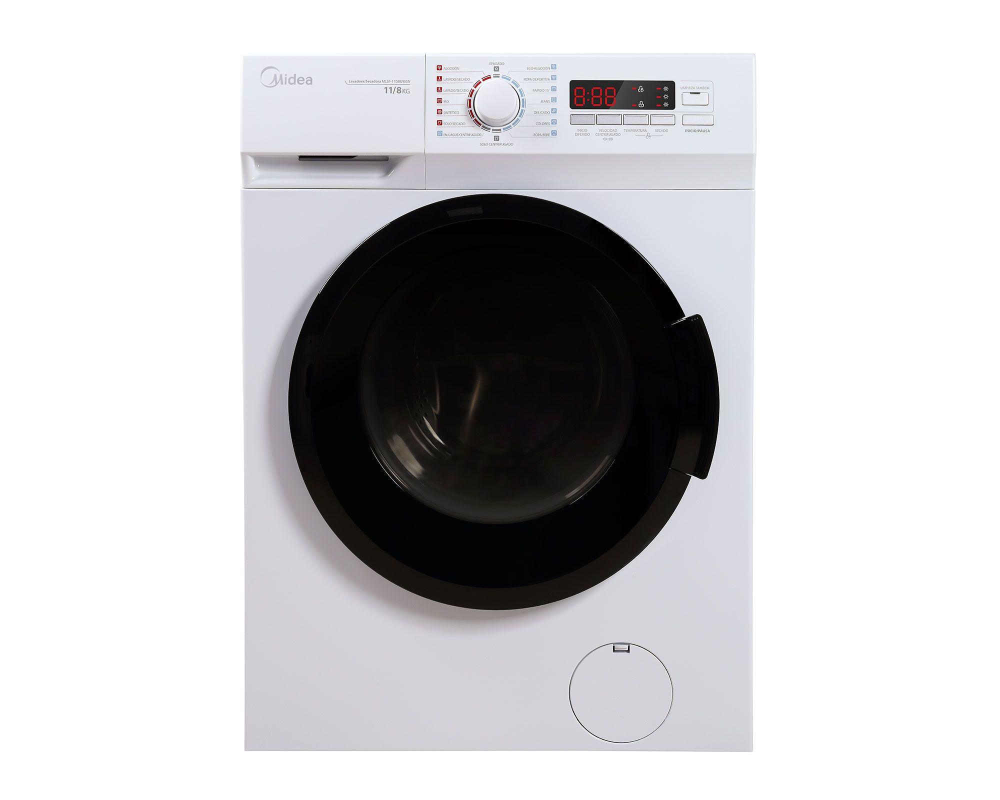 Lavadora secadora carga frontal 11/8 kg MLSF-1108BN05N Midea-0