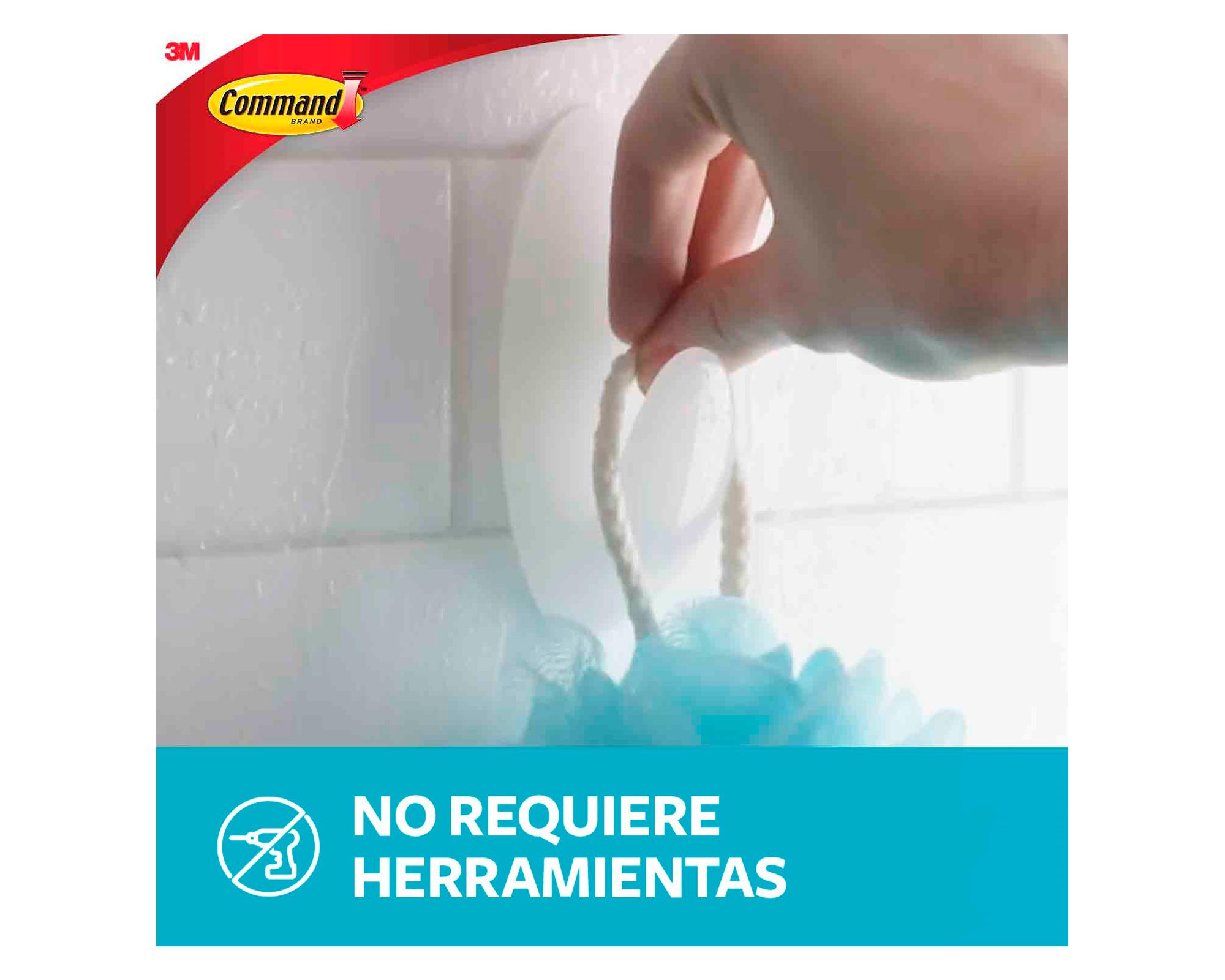 Gancho para baño blanco Command-11