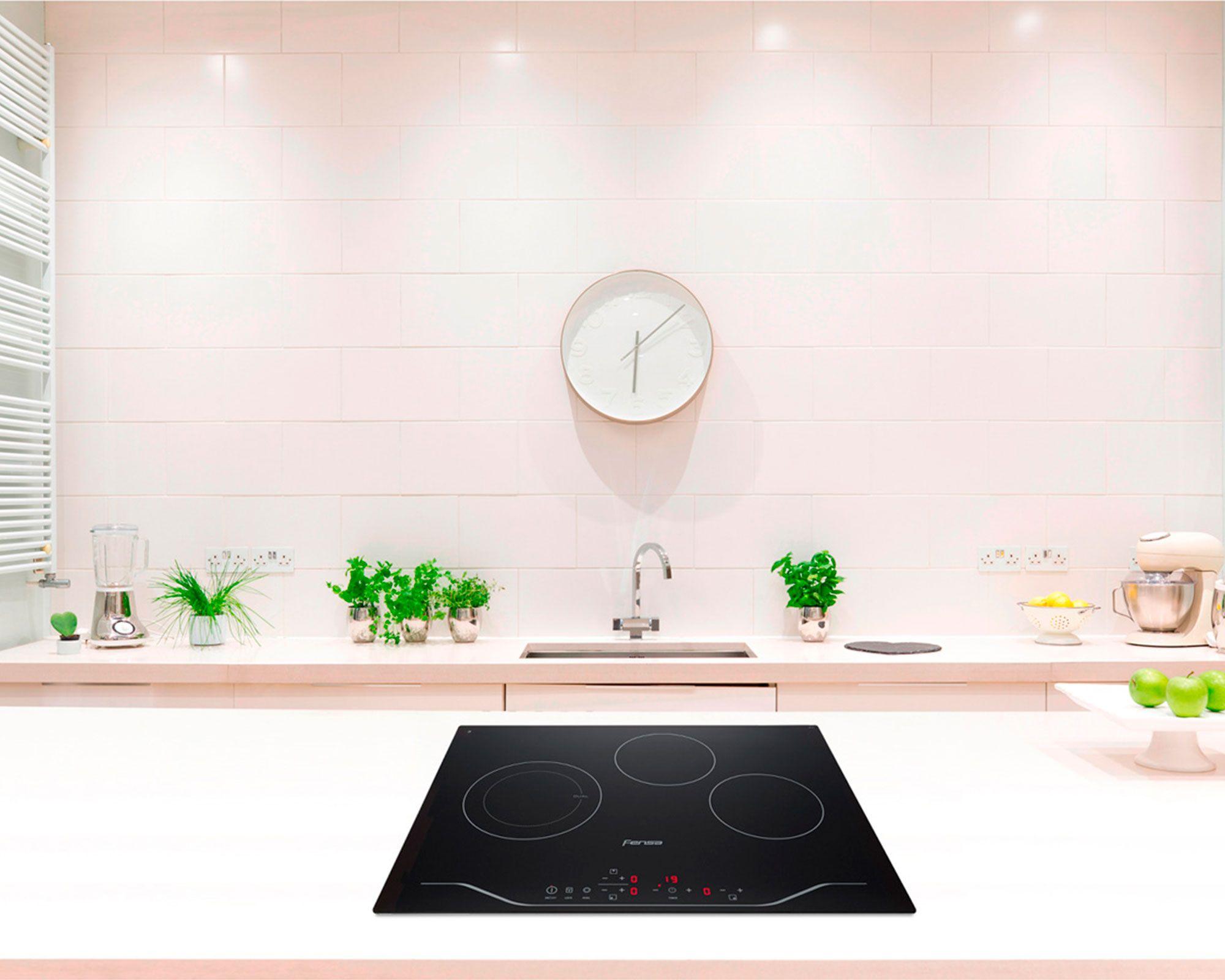 Encimera vitrocerámica 3 quemadores FEV 3T Fensa.-3