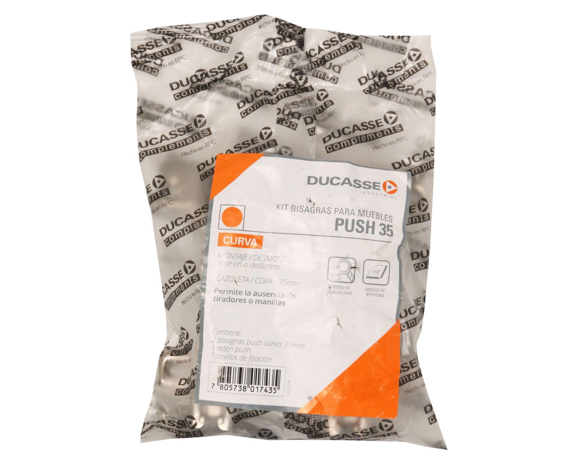 Bisagra push 35 mm curva 2 unidades Ducasse-3