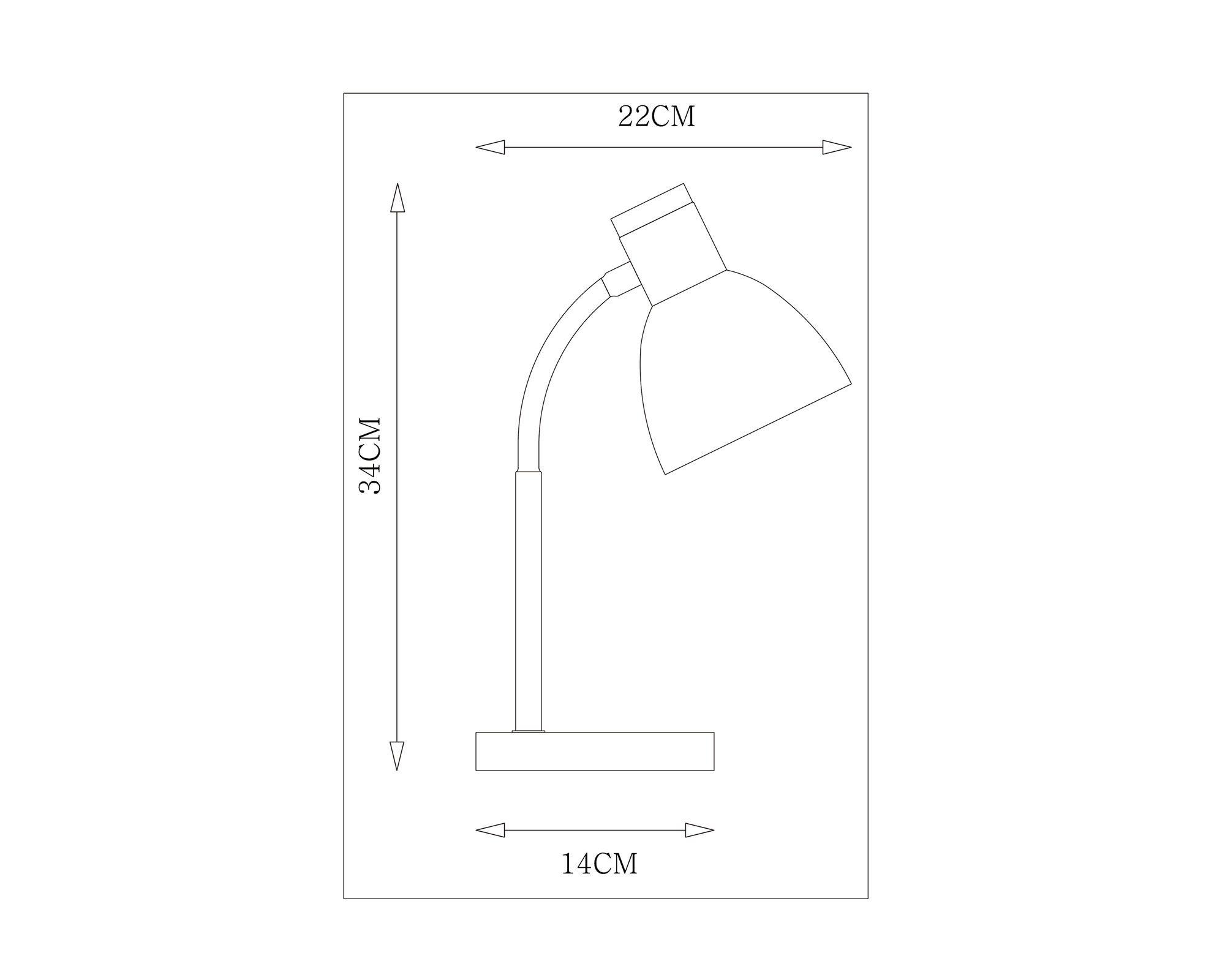 Lámpara sobremesa 1L E14 Imana Abitare-3