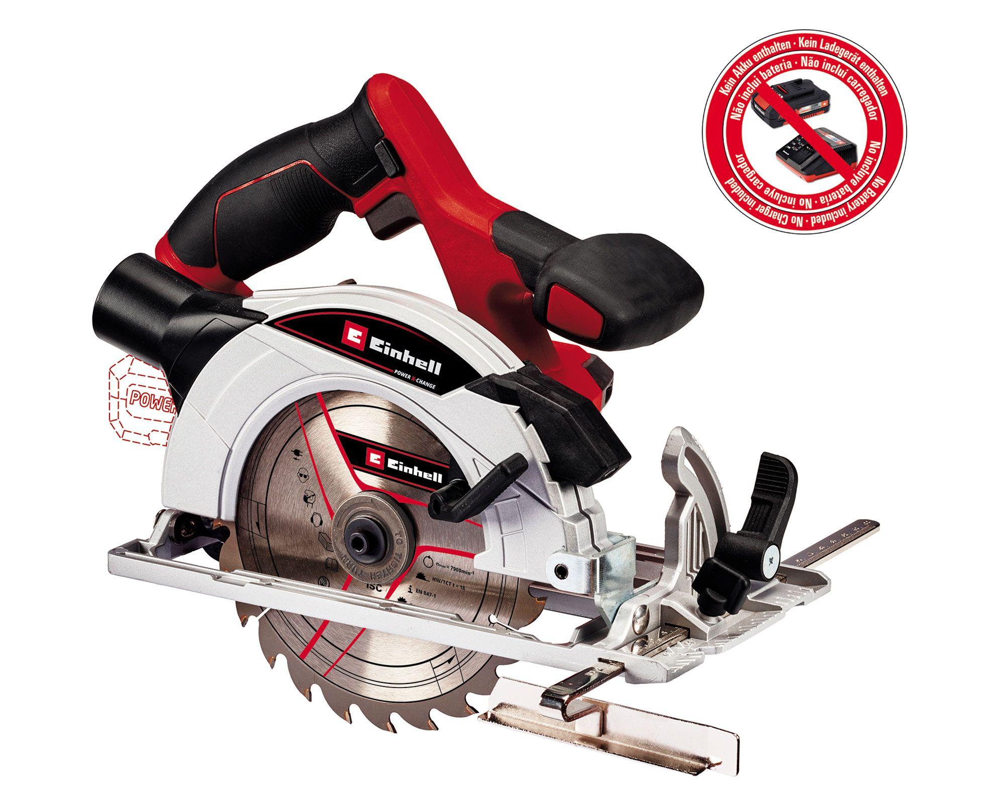 Sierra circular inalámbrica TE-CS18/165-1 Li-Solo Einhell-0