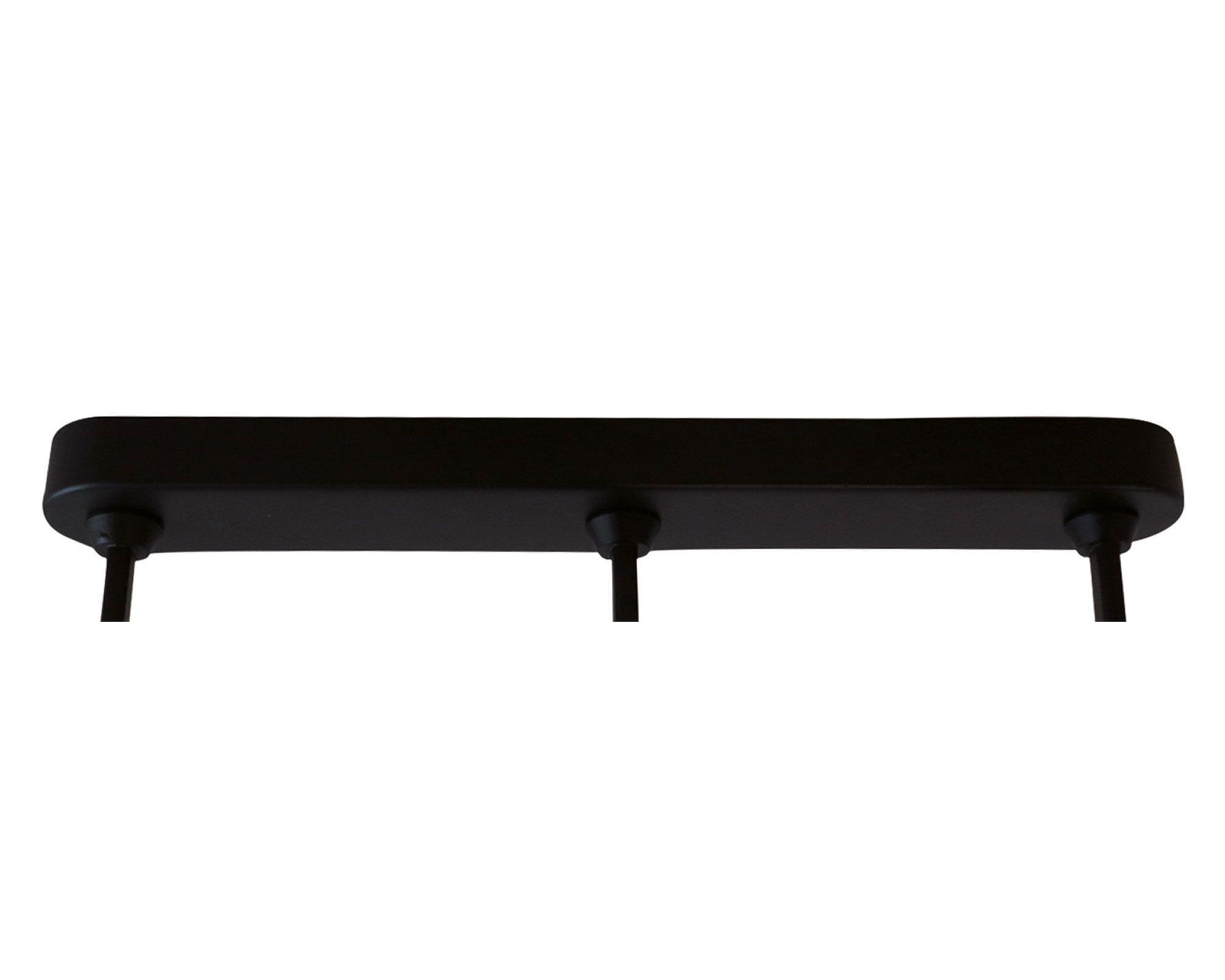 Foco 3L GU10 Arsis negro ByP-2