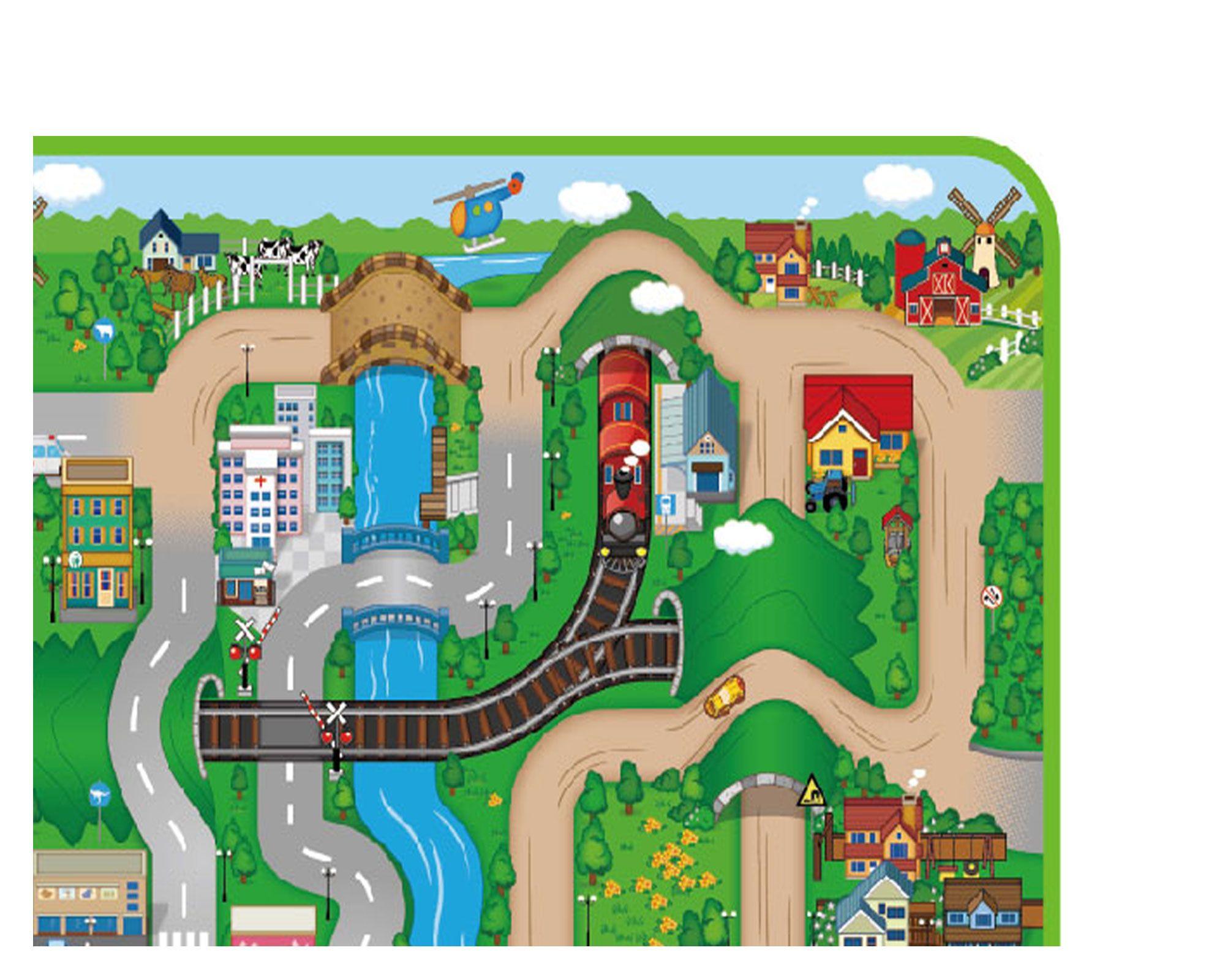 Playmat infantil 90x120 cm calles Cotidiana-2