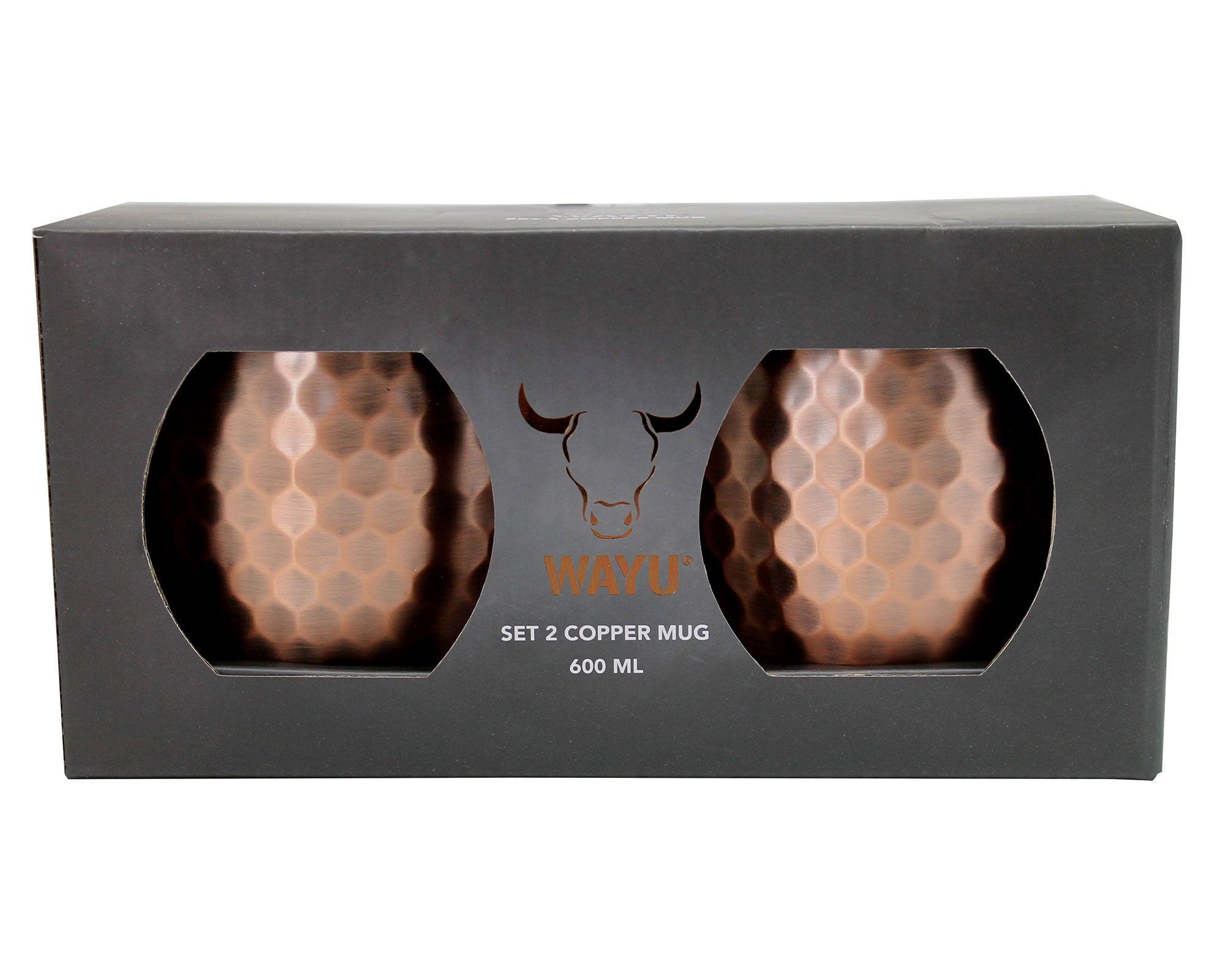 Mug 600 ml café 2 unidades Wayu-1