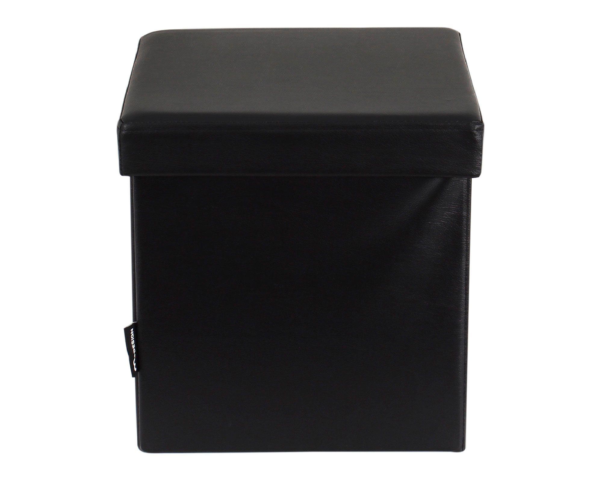Pouf plegable negro 2.0 M+Design-2