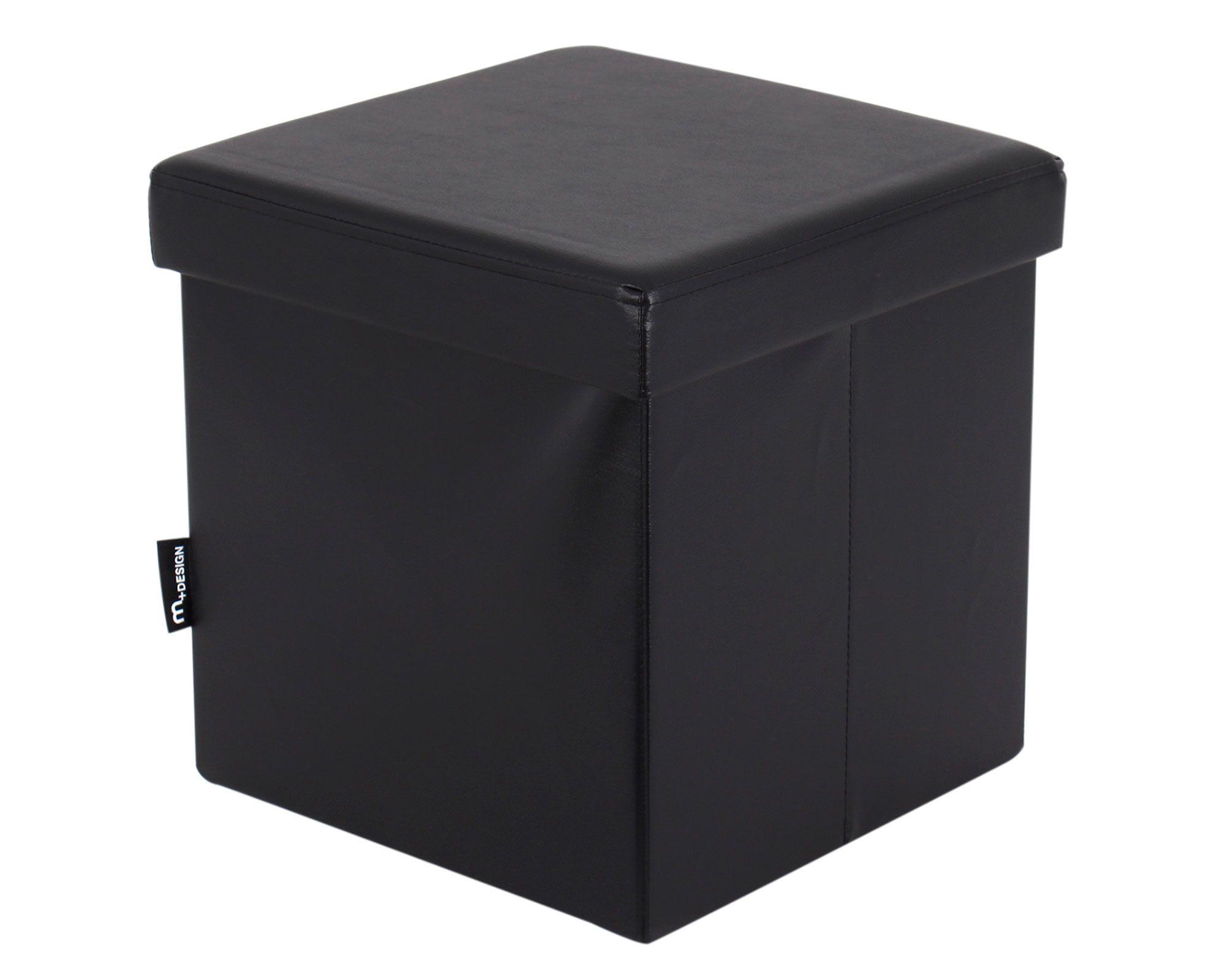 Pouf plegable negro 2.0 M+Design-1