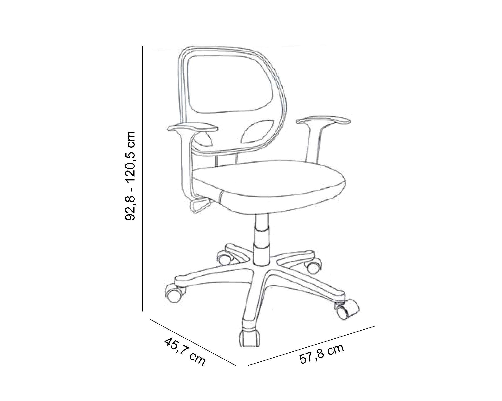 Silla de escritorio Génova negro One Sit-4