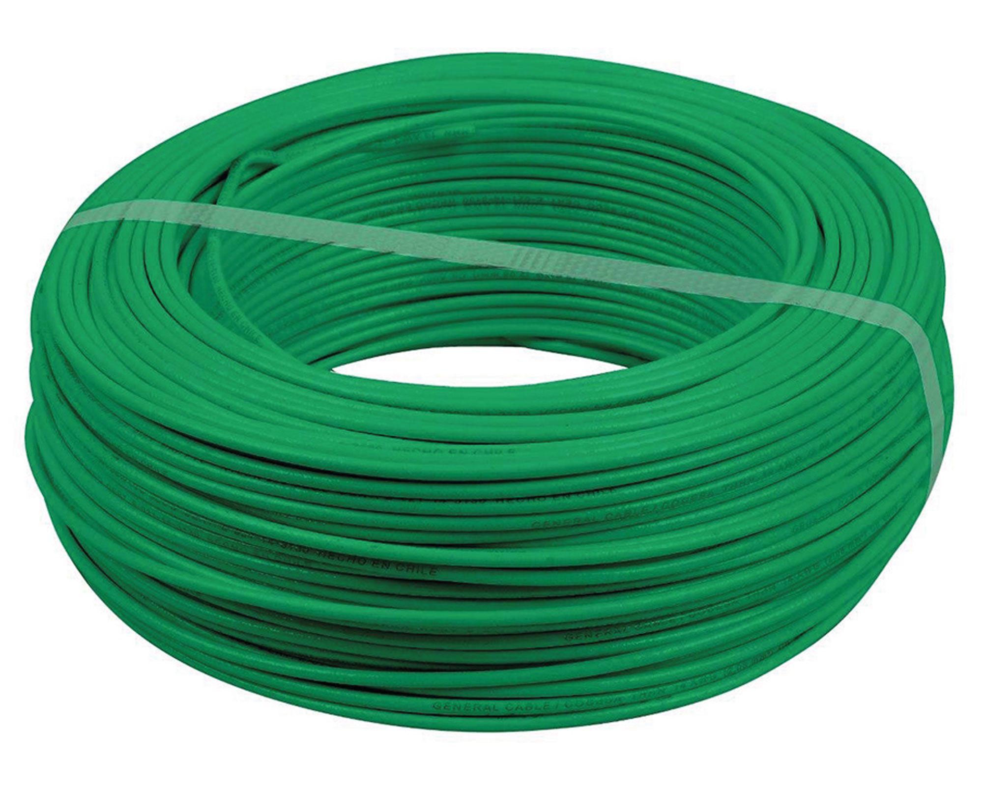 Cable evaflex 2,5 mm 25 m H07Z1-K verde Cocesa.-0