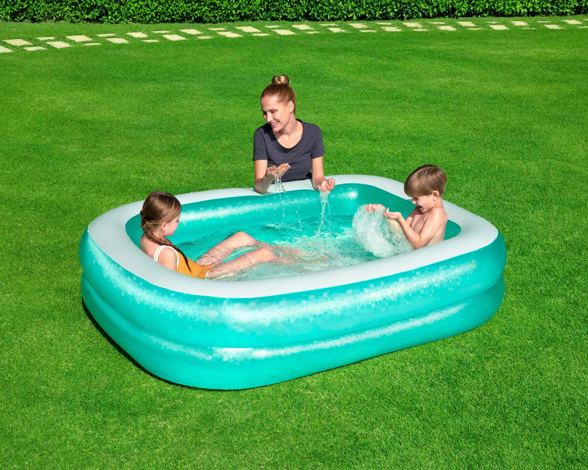 Piscina inflable 2,01 m 450 litros celeste Bestway-5