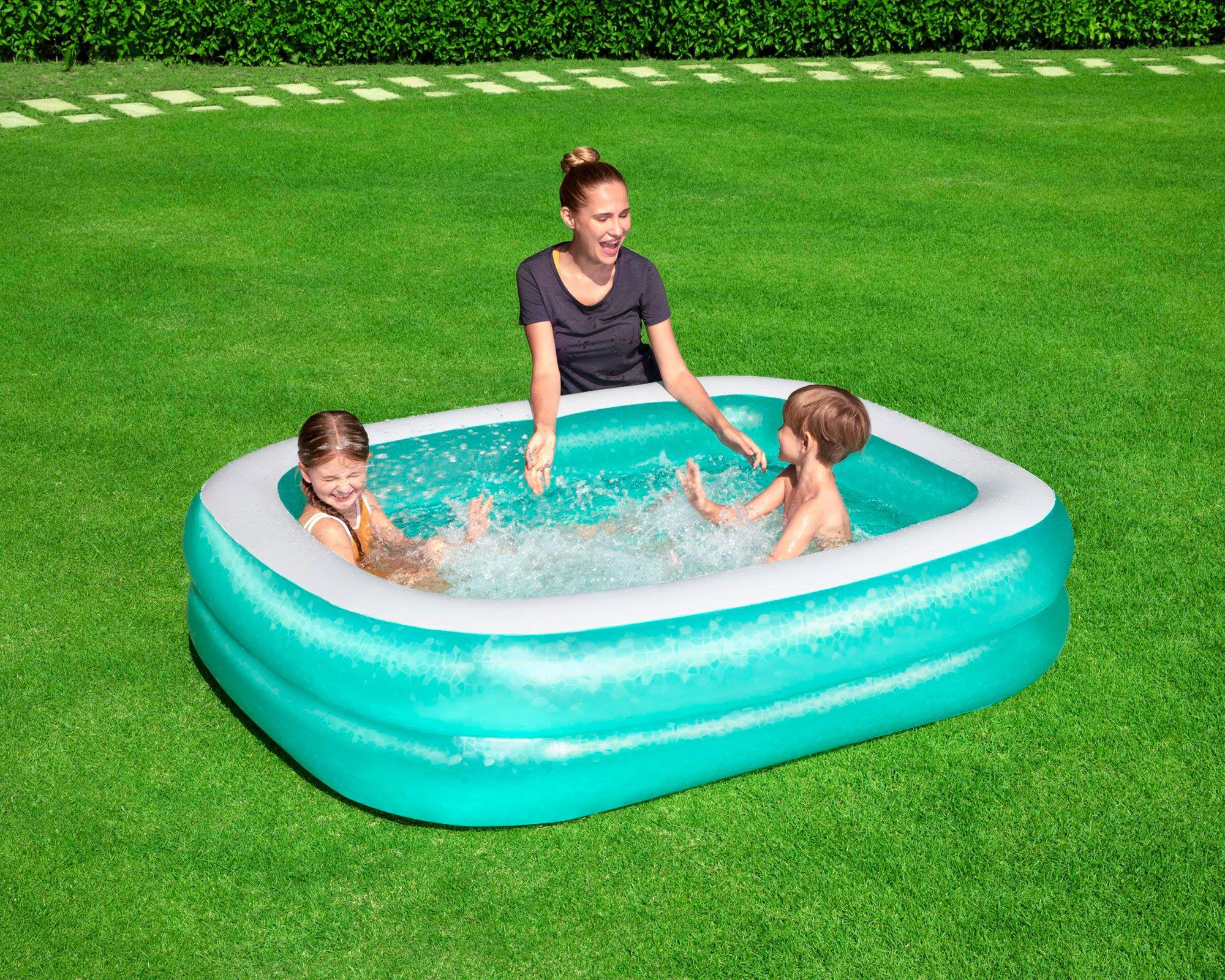 Piscina inflable 2,01 m 450 litros celeste Bestway-7