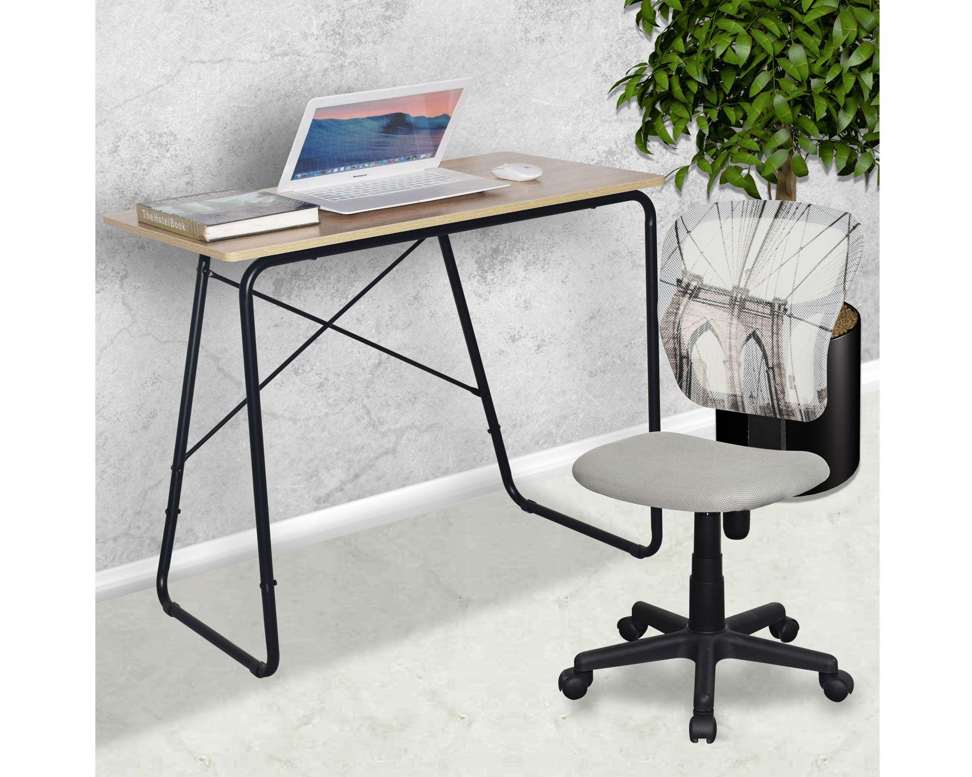 Escritorio Juni 2.0 natural/negro M+Design-4