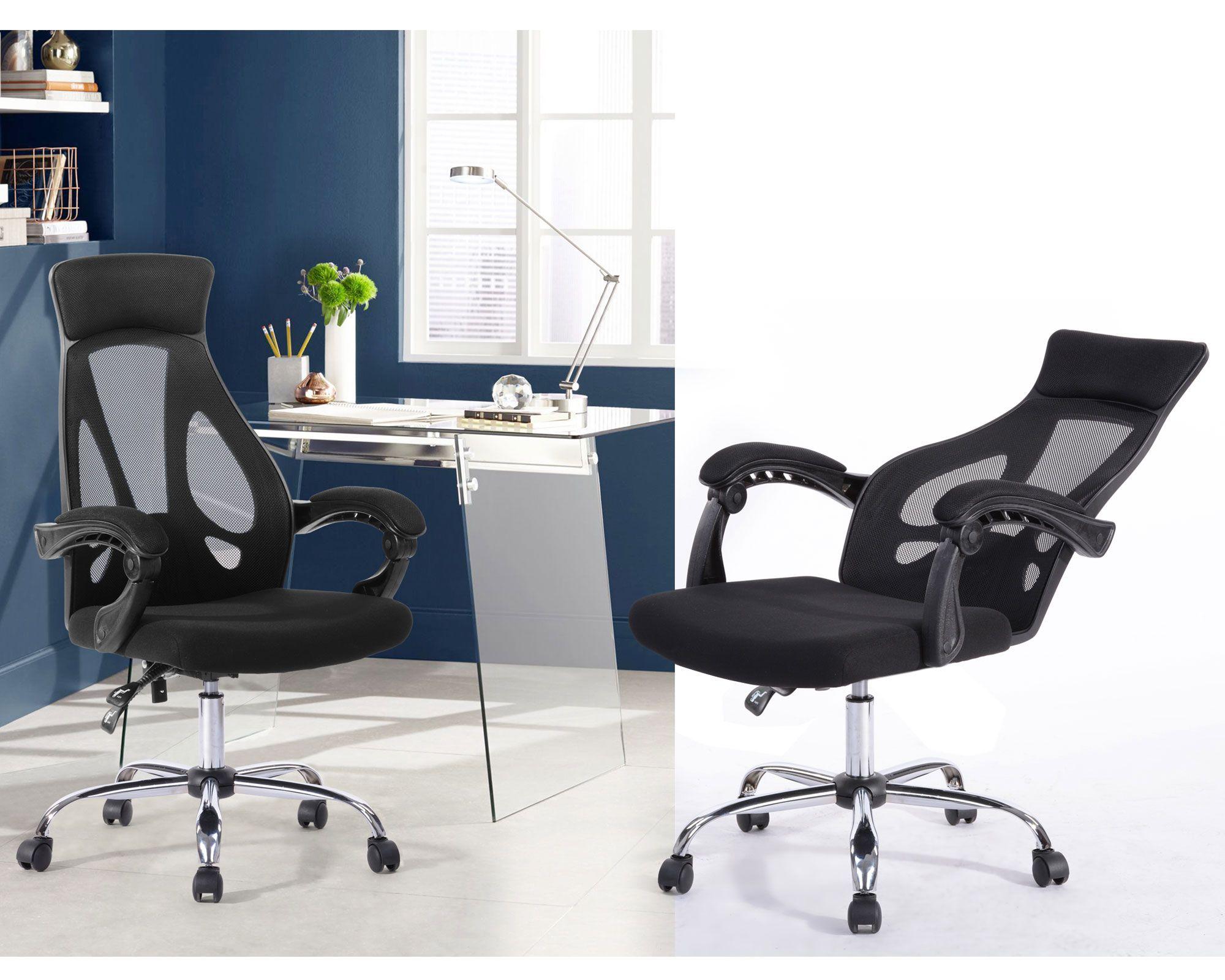 Silla de escritorio ejecutiva negro M+Design-3