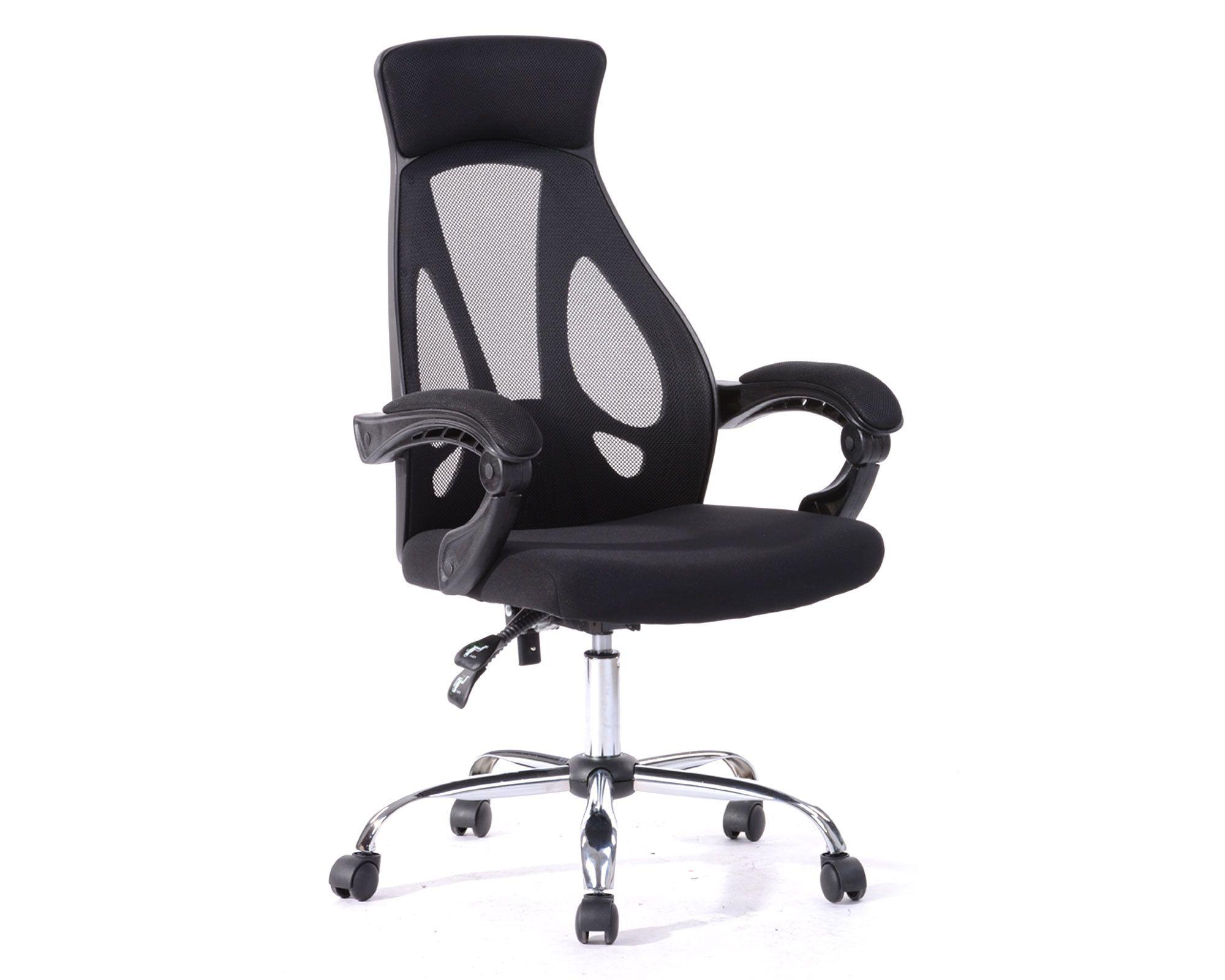 Silla de escritorio ejecutiva negro M+Design-1