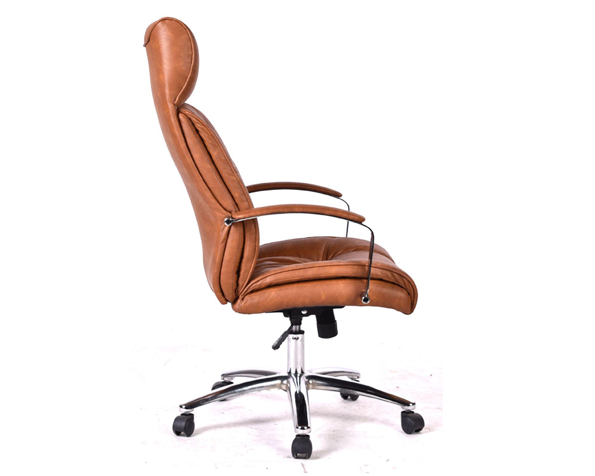 Silla de escritorio ejecutiva Berto café M+Design-2