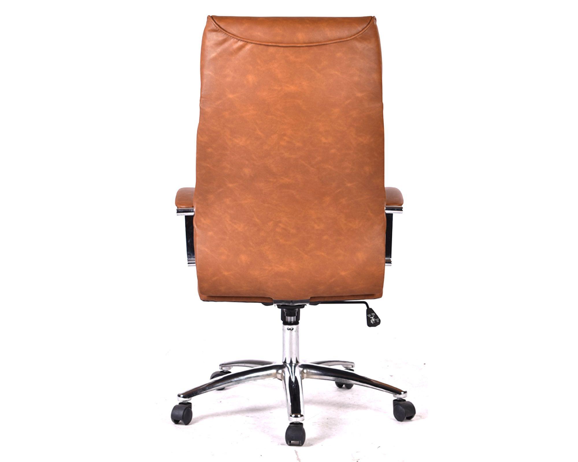 Silla de escritorio ejecutiva Berto café M+Design-6