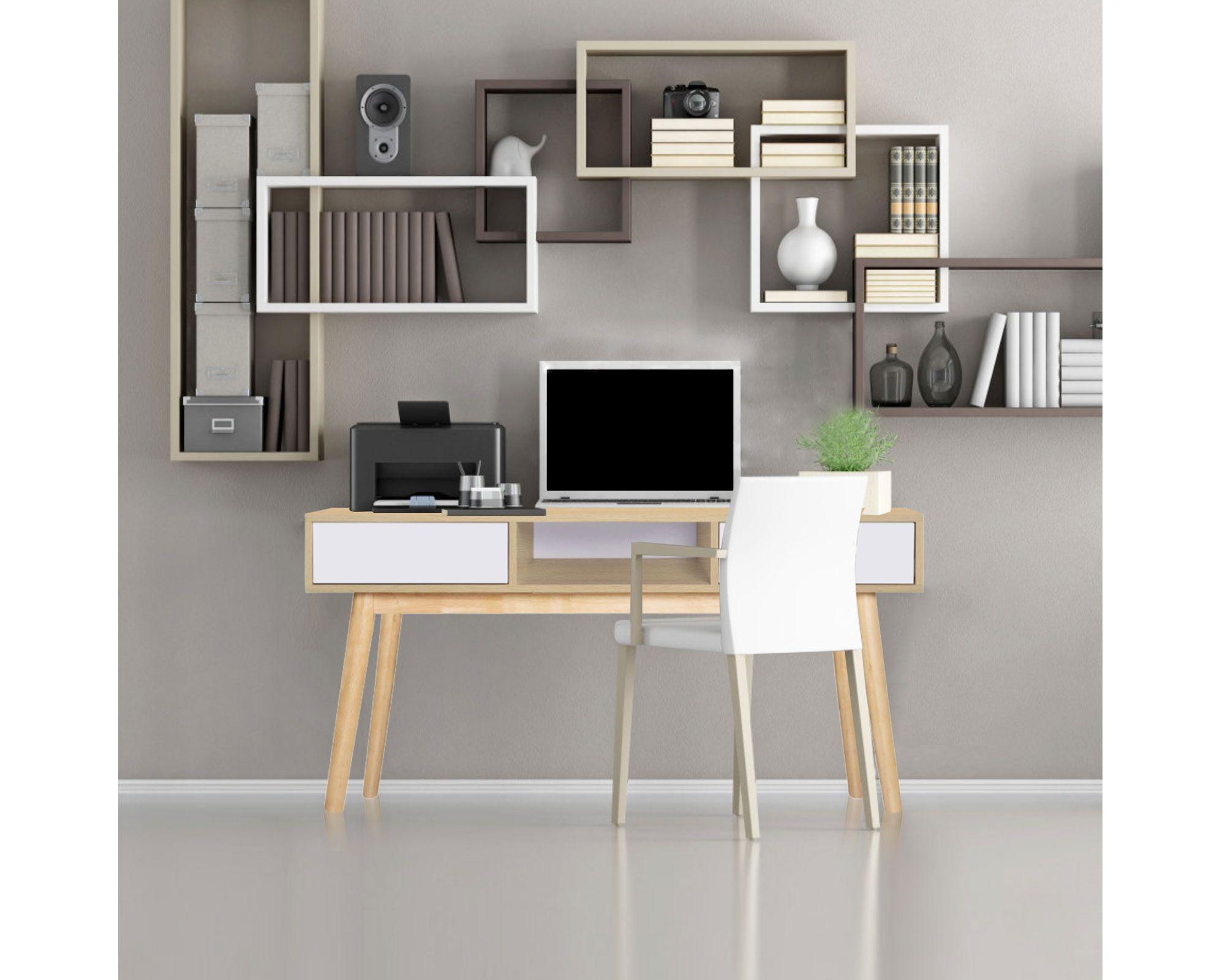 Escritorio Flor blanco/natural M+Design-3