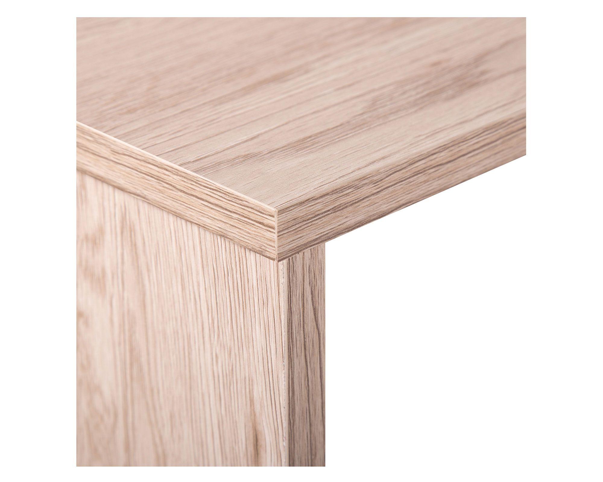 Escritorio esquinero natural/blanco M+Design-2