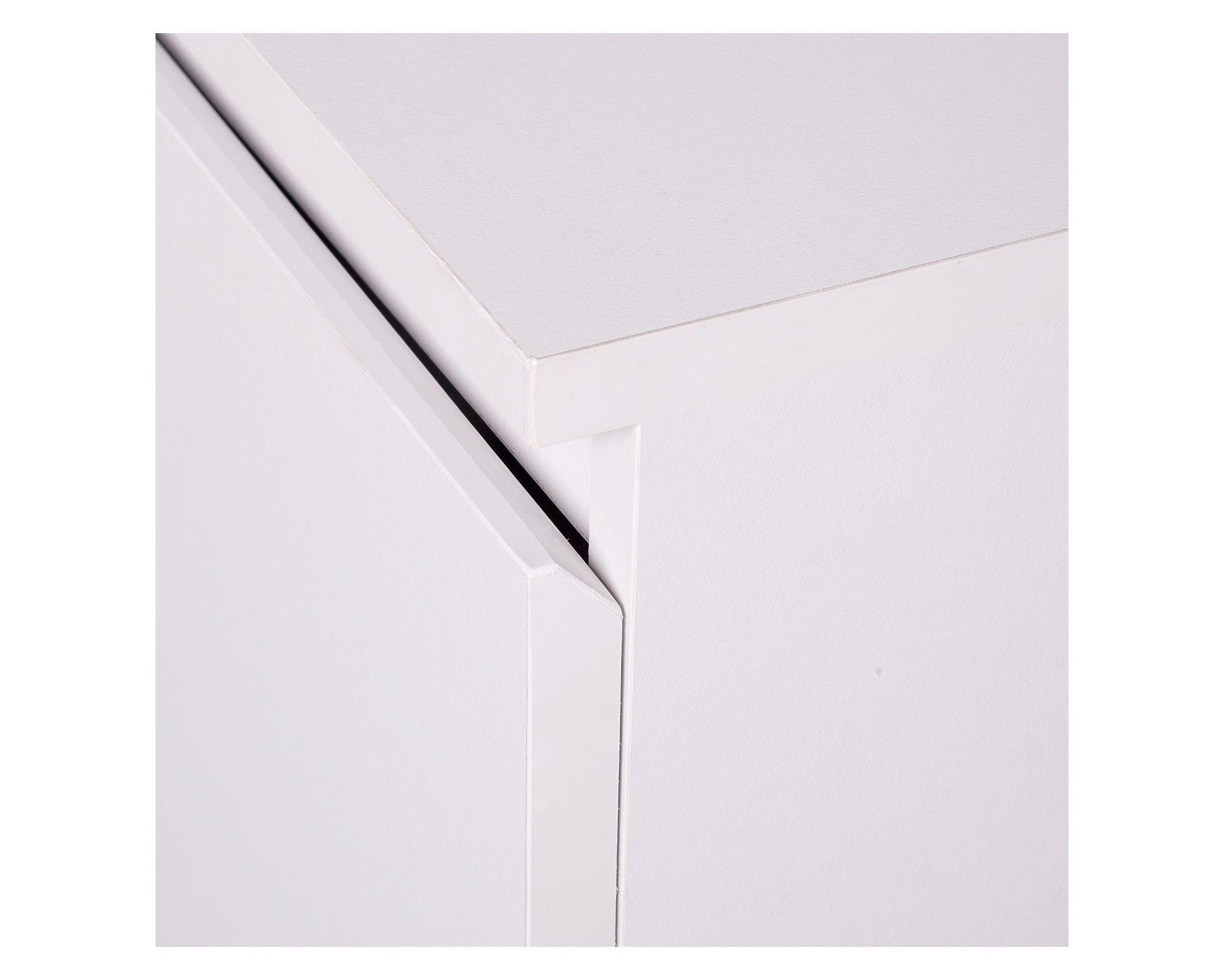 Velador 2 cajones Mallorca blanco M+Design-2