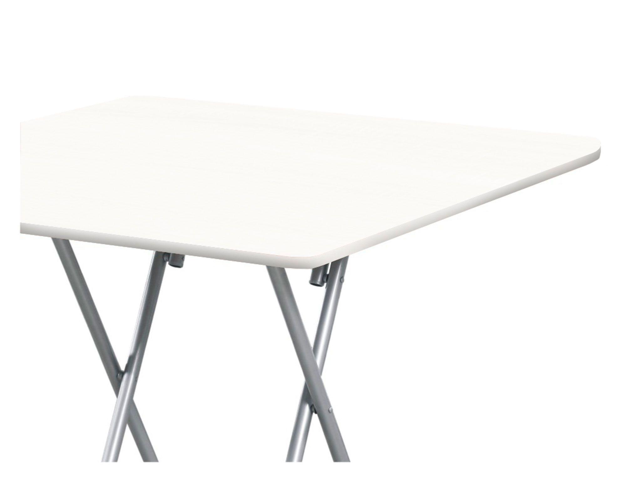 Mesa plegable cuadrada blanco M+Design-2