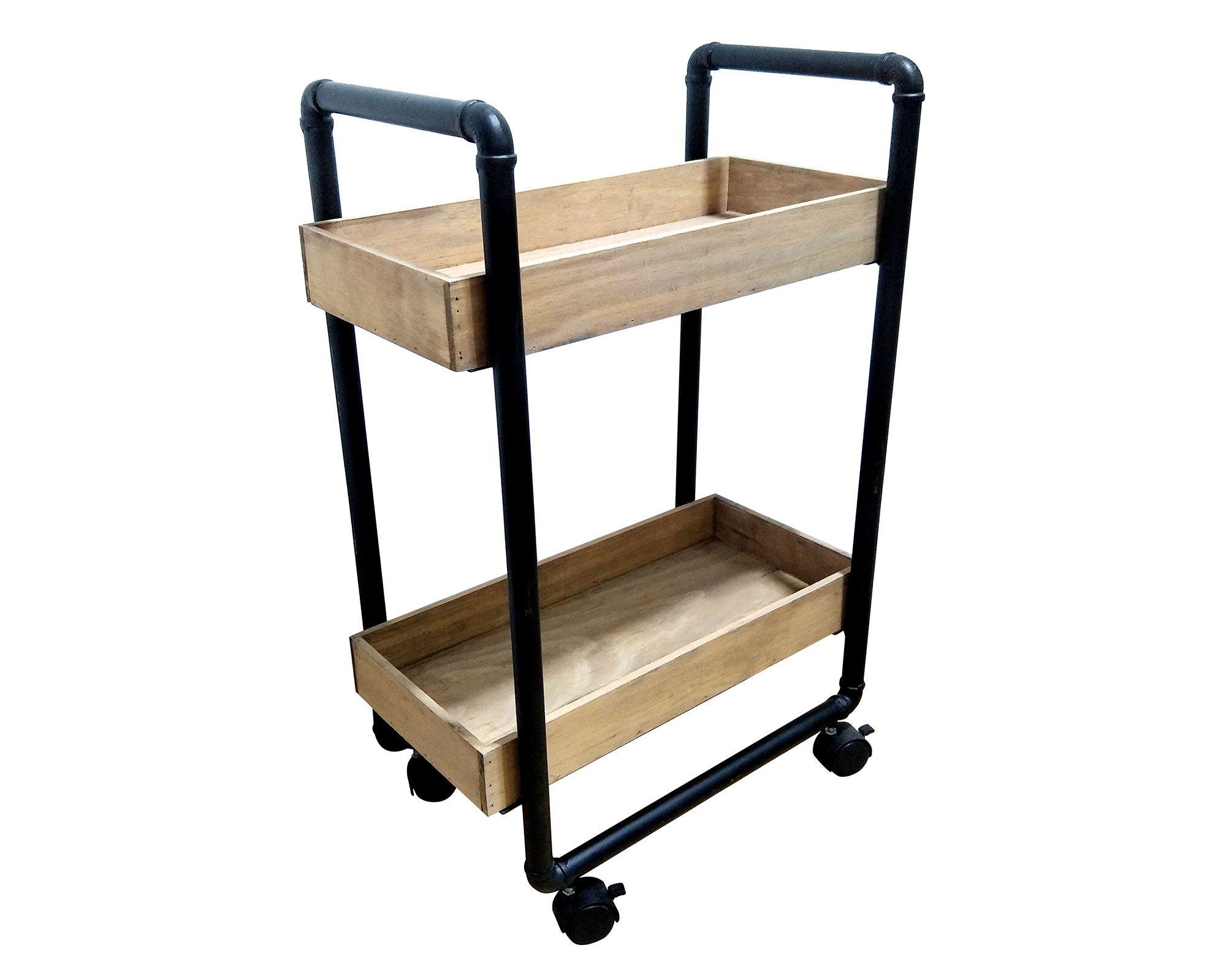 Carro bar 2 bandejas M+Design-1