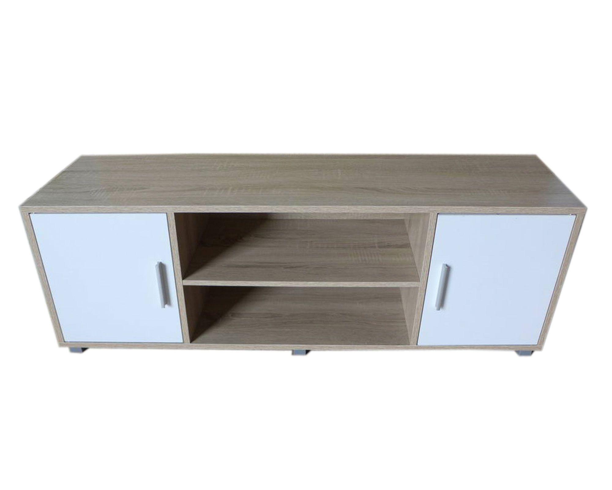 Rack TV Benitto natural/blanco M+Design-0