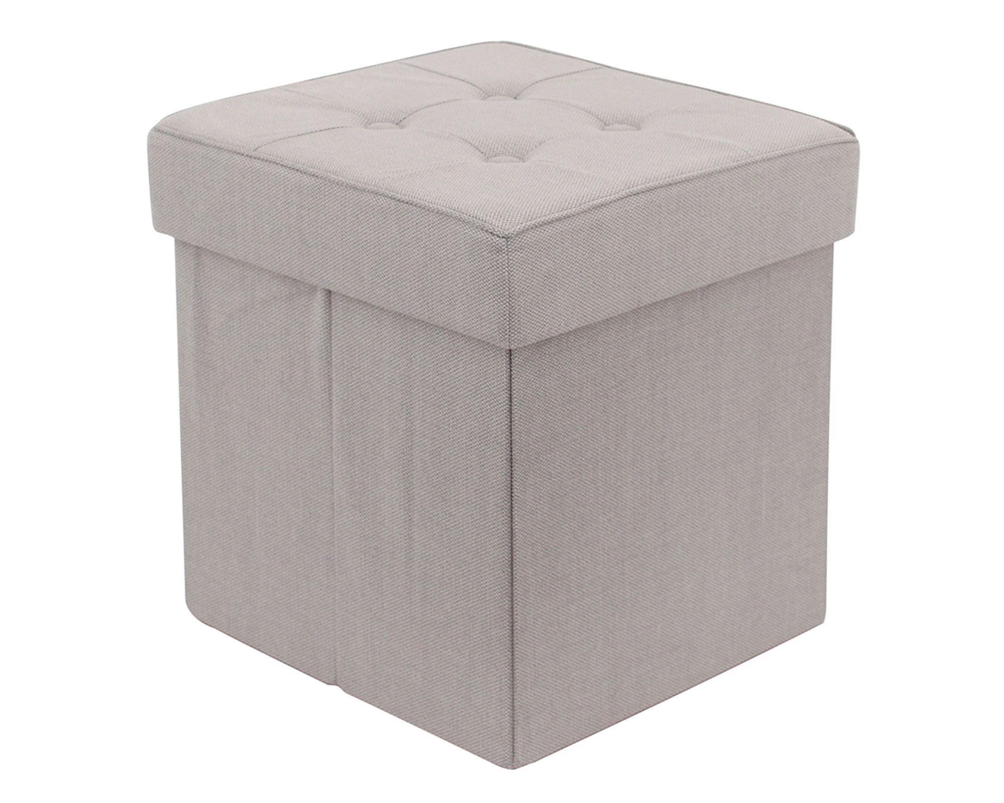 Pouf plegable Capitone beige M+Design-0