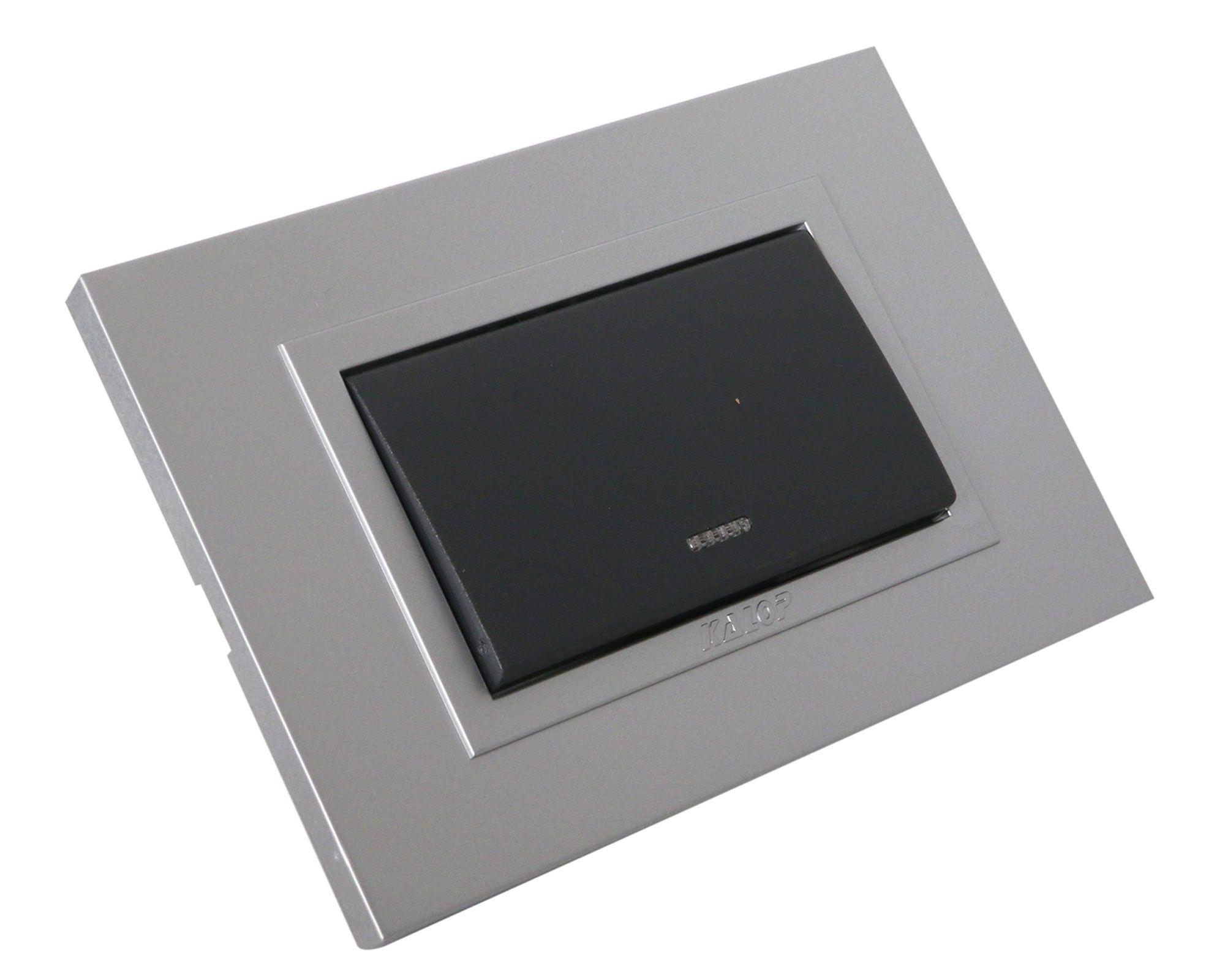Placa armada interruptor simple 9/12 Kalop-1