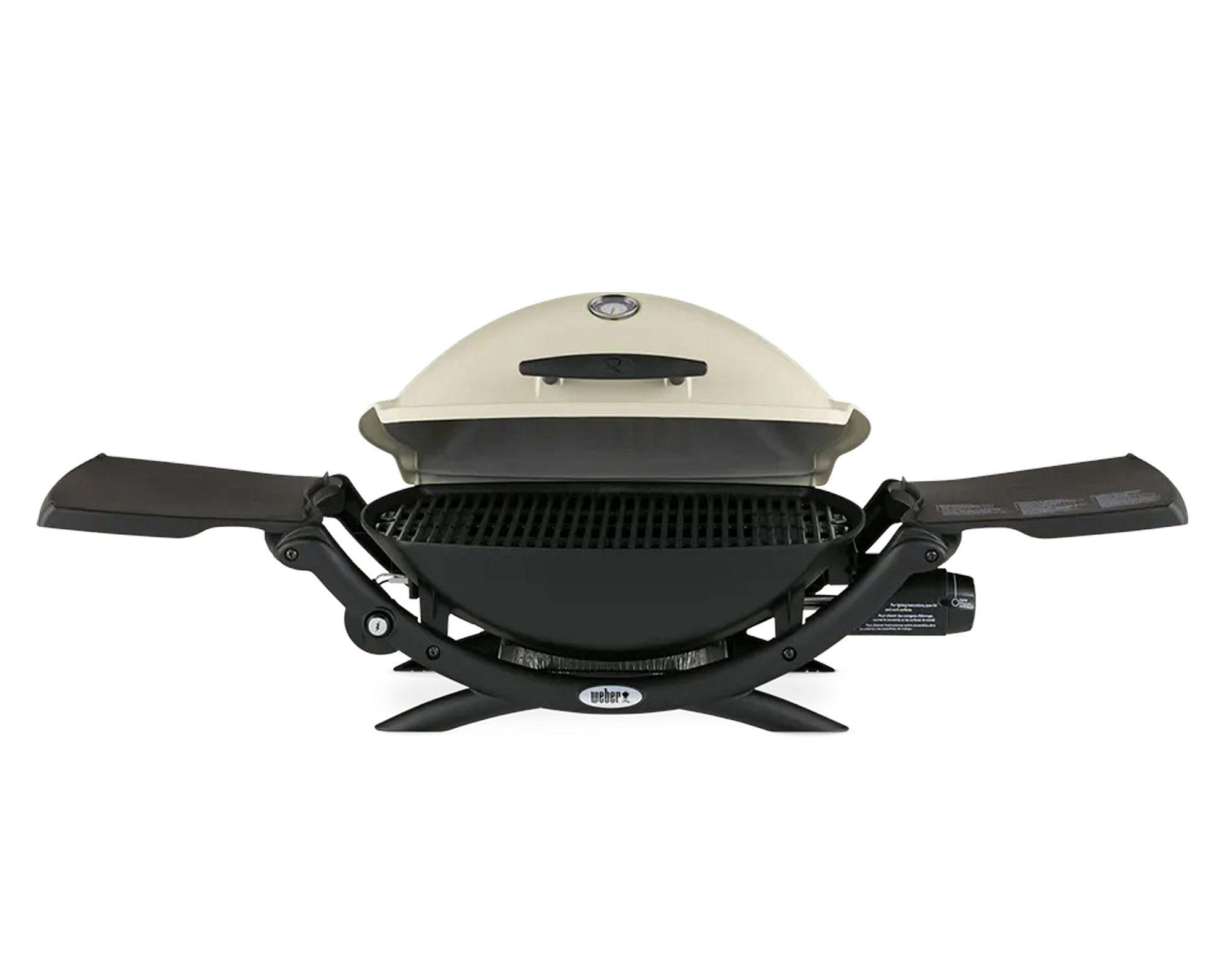 Parrilla a gas 1 quemador Q2200 blanco + carro base Weber-1