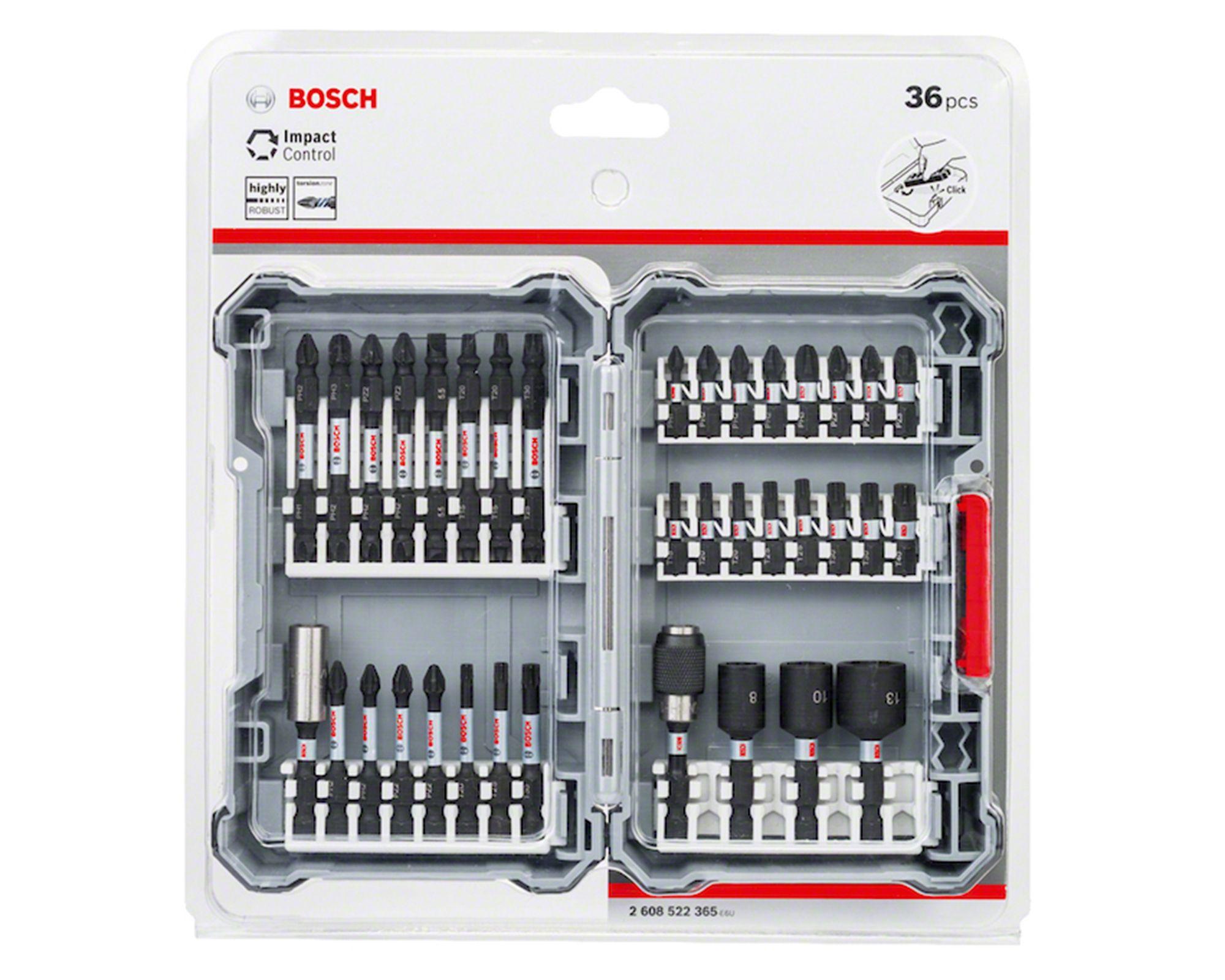 Set de puntas 35 piezas Impact Control Bosch.-0