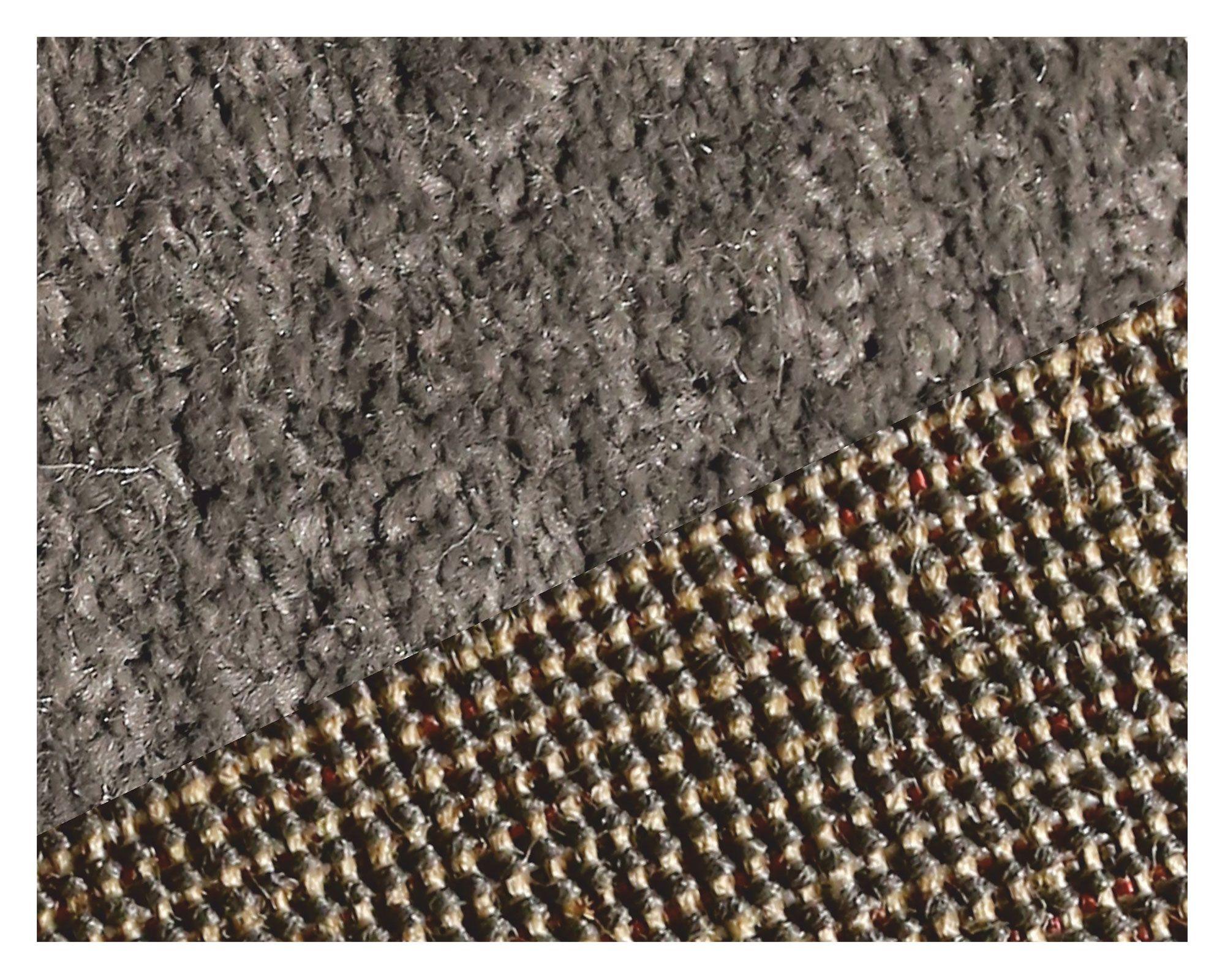 Alfombra frise 150x200 cm lisa gris Idetex-1