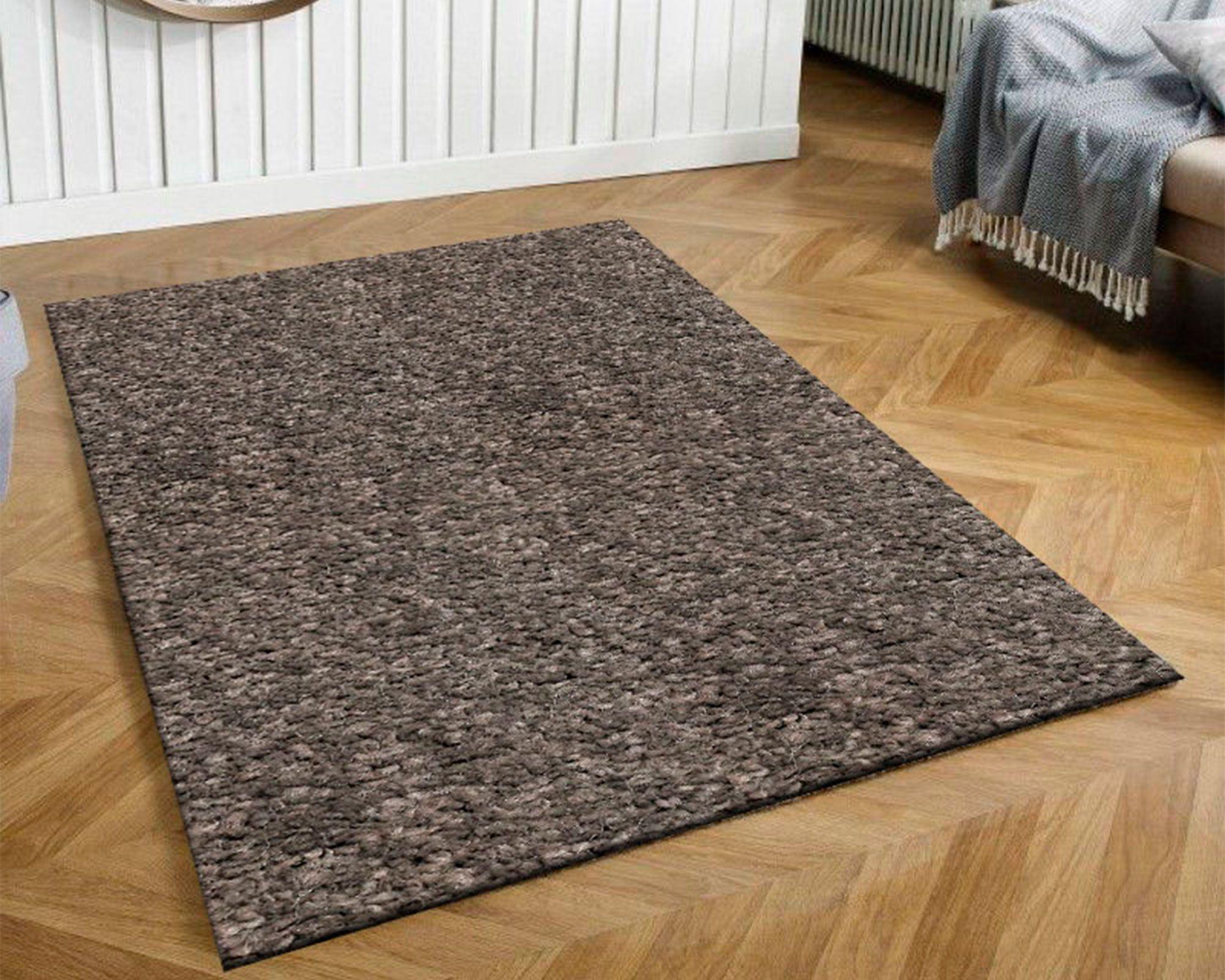 Alfombra frise 150x200 cm lisa gris Idetex-2