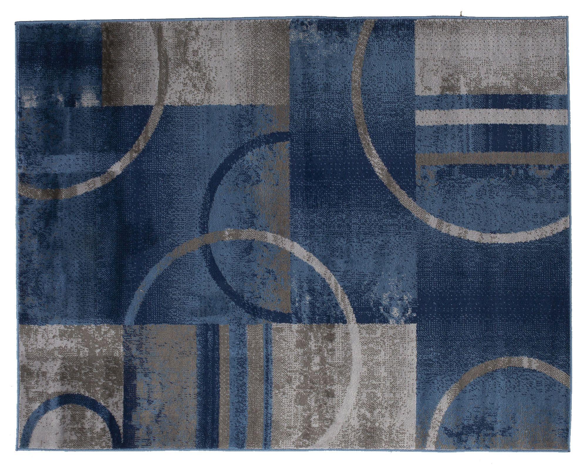 Alfombra 80x120 cm Heatset Qatar azul Idetex-0