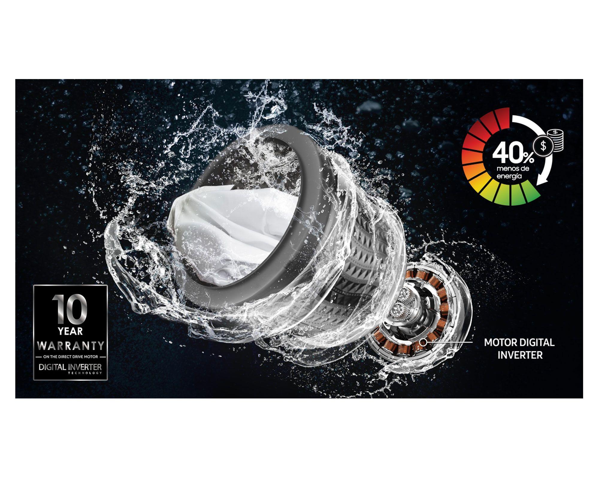 Lavadora carga superior 13 kg WA13T5260BW/ZS Samsung-9