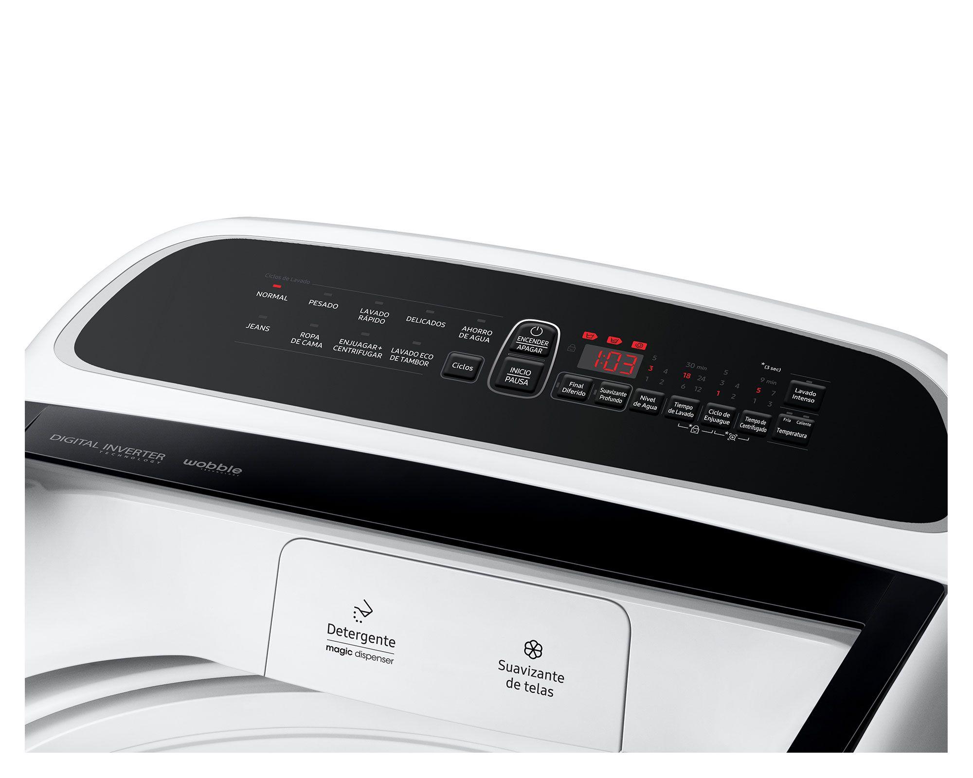 Lavadora carga superior 13 kg WA13T5260BW/ZS Samsung-8