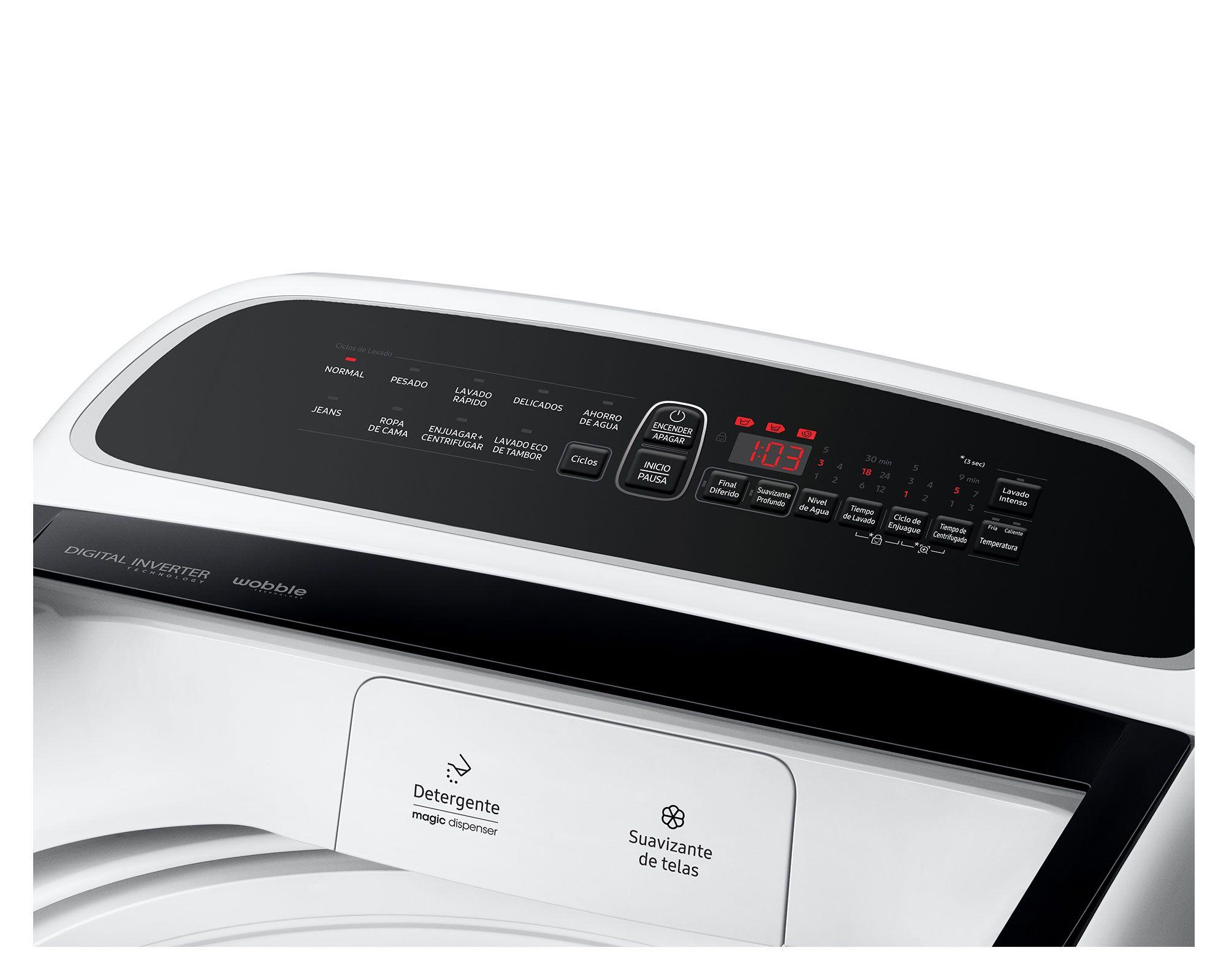 Lavadora carga superior 15 kg WA15T5260BW/ZS Samsung-8