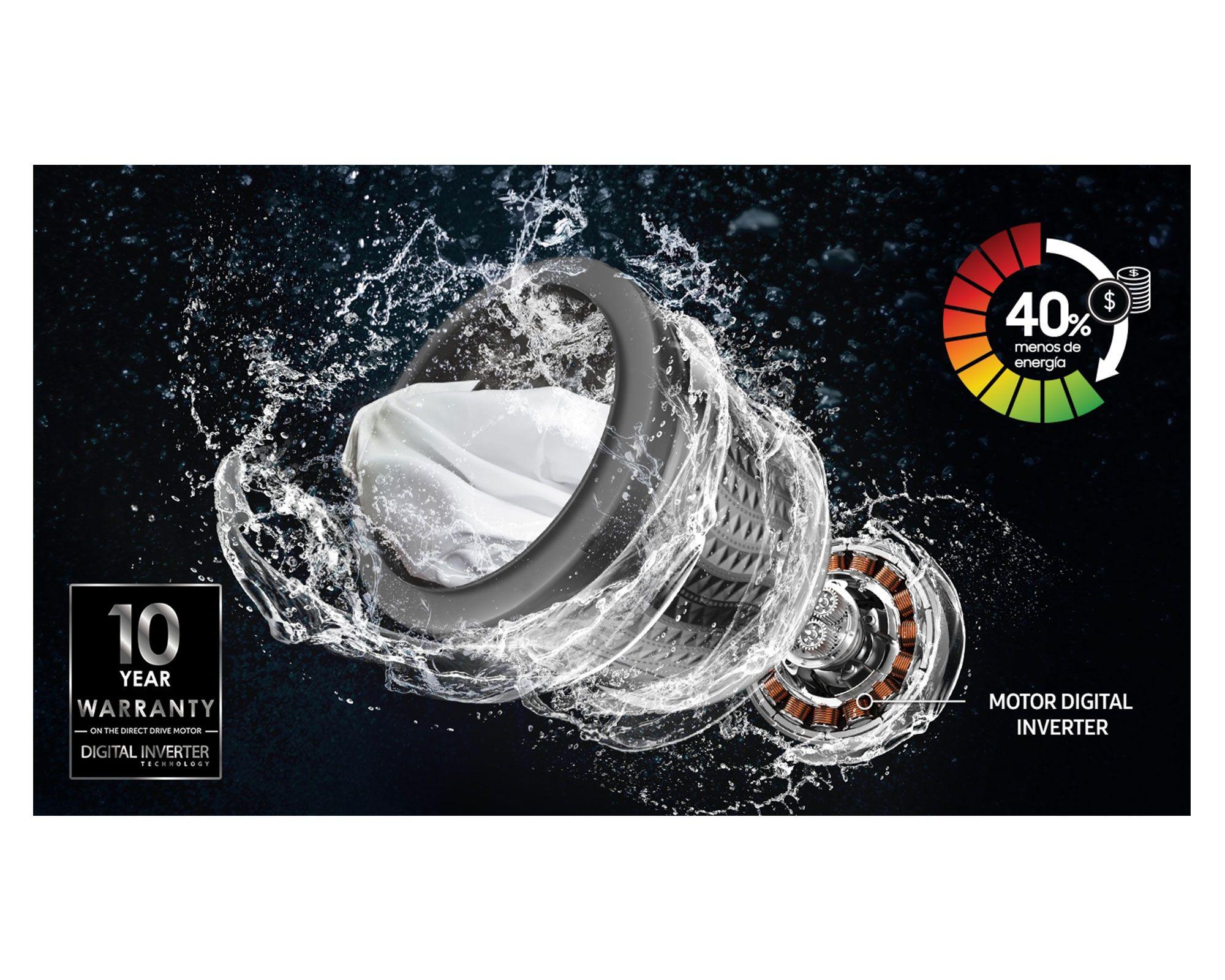 Lavadora carga superior 17 kg WA17T6260BW/ZS Samsung-9